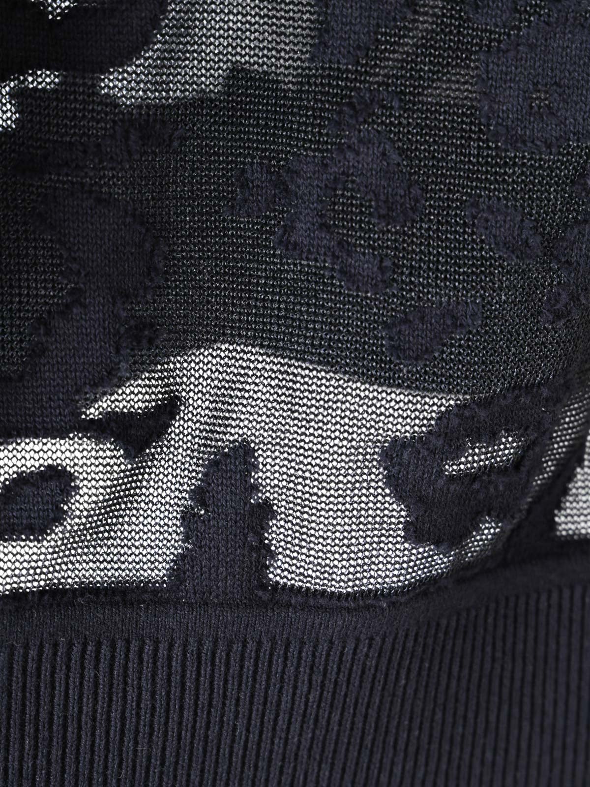 9月14日(月)正午販売終了 ]mizuiro ind メッシュ刺繍ポロプルオーバー