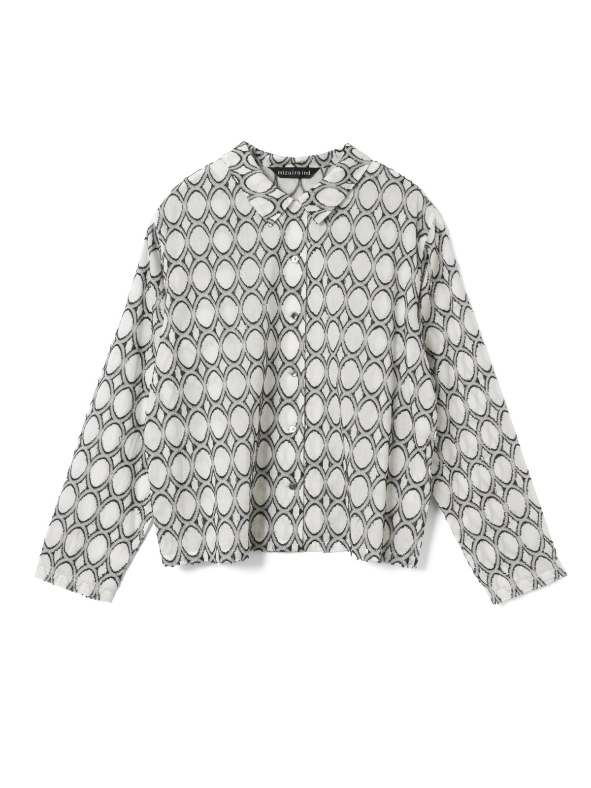mizuiro ind ジャカードロングスリーブシャツ｜ MARcourt ONLINE STORE