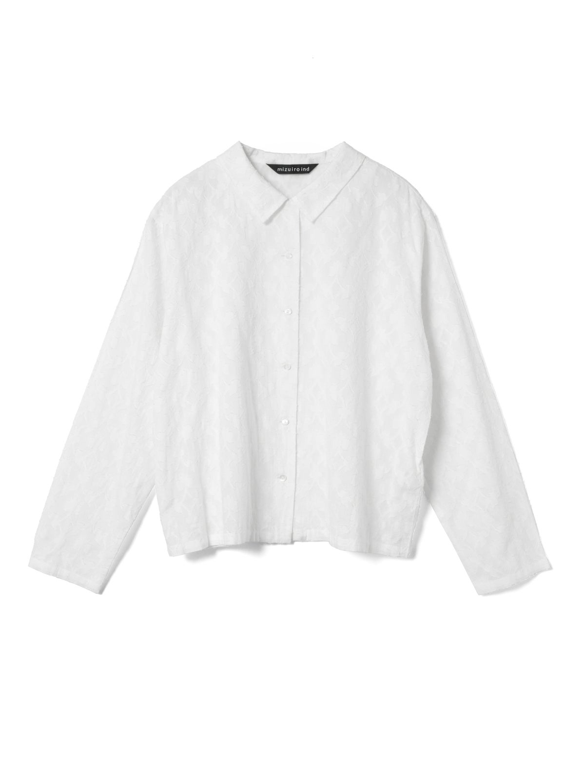 mizuiro ind ジャカードロングスリーブシャツ｜ MARcourt ONLINE STORE