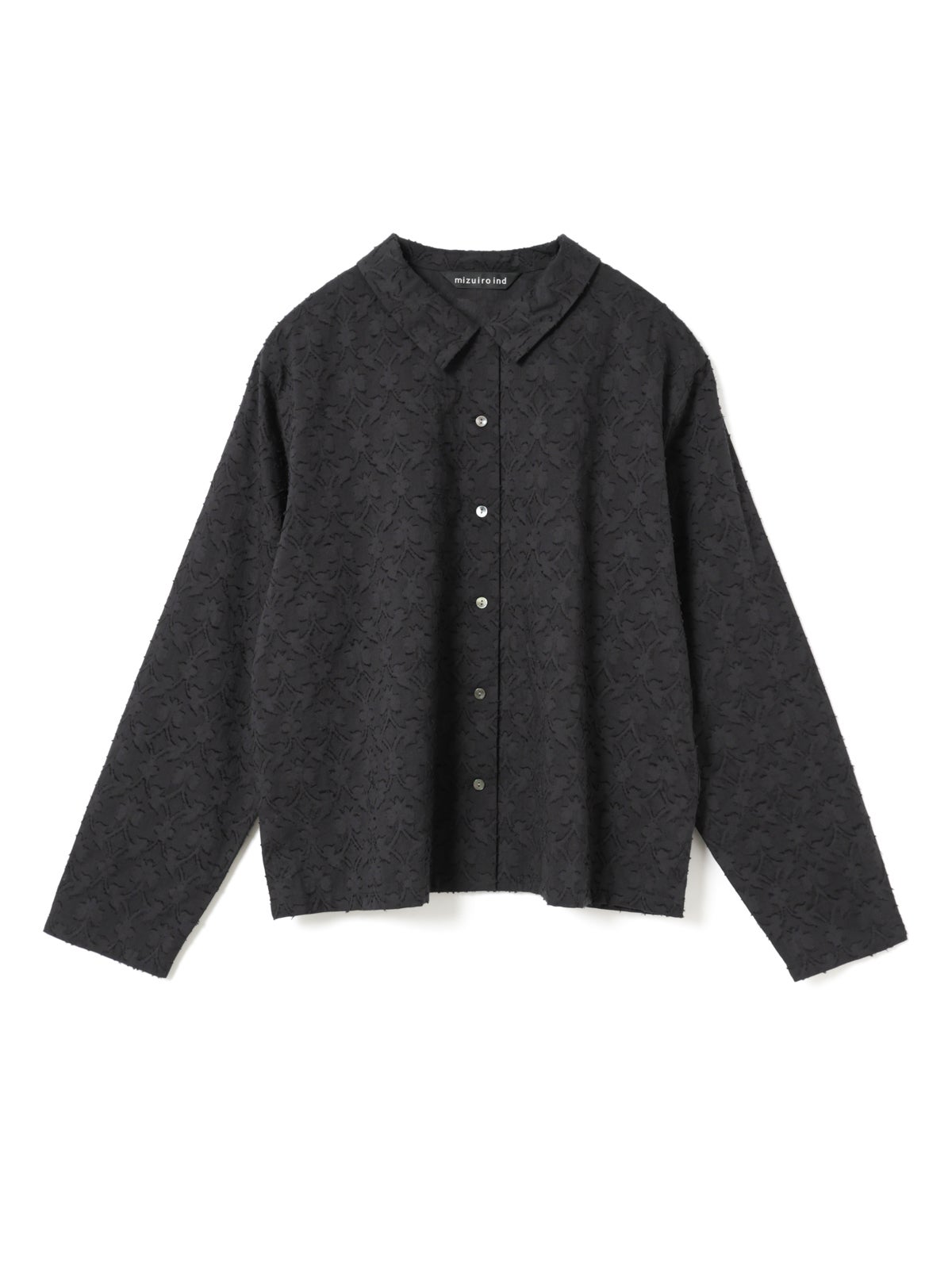 mizuiro ind ジャカードロングスリーブシャツ｜ MARcourt ONLINE STORE