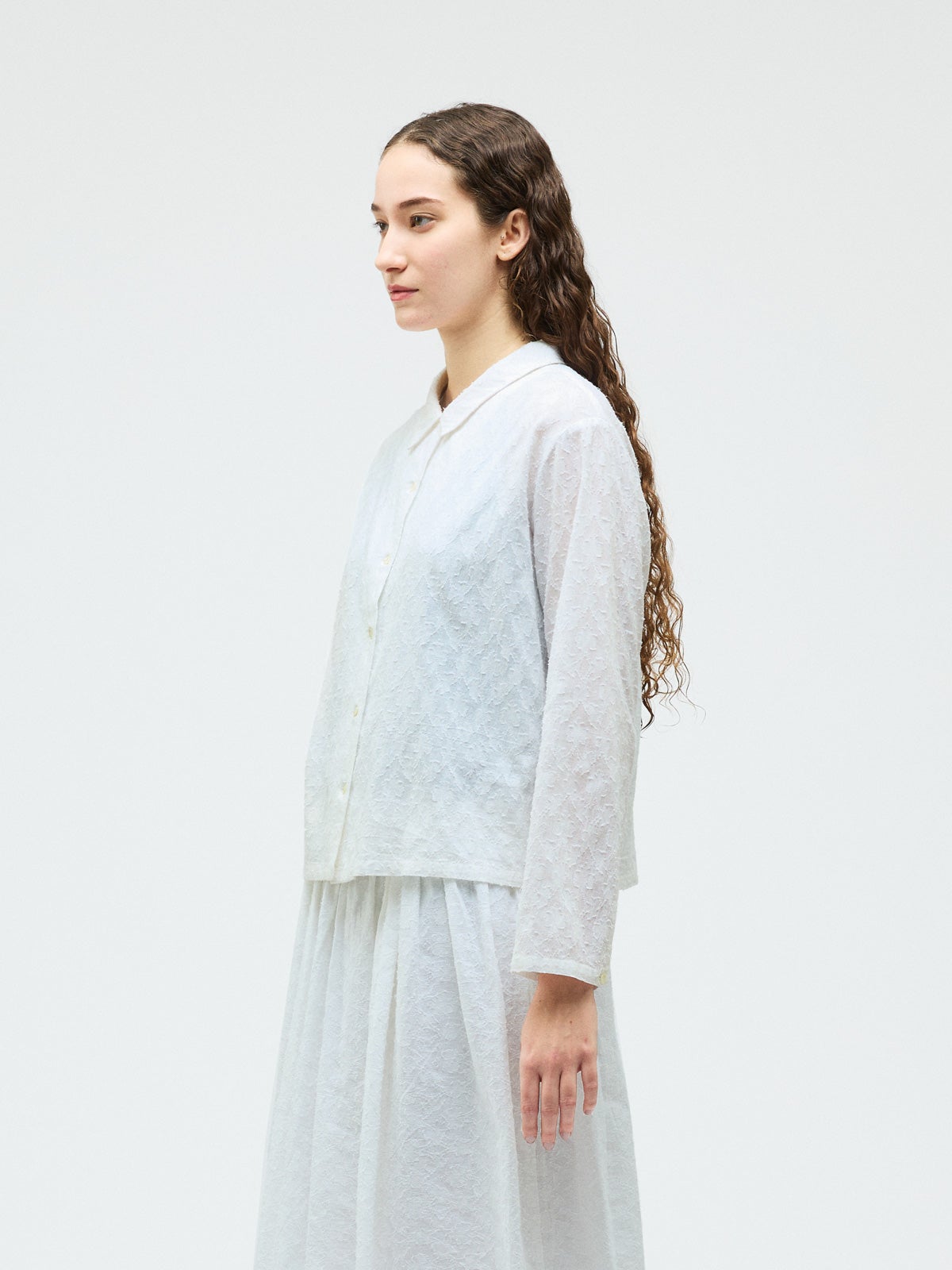 mizuiro ind ジャカードロングスリーブシャツ｜ MARcourt ONLINE STORE
