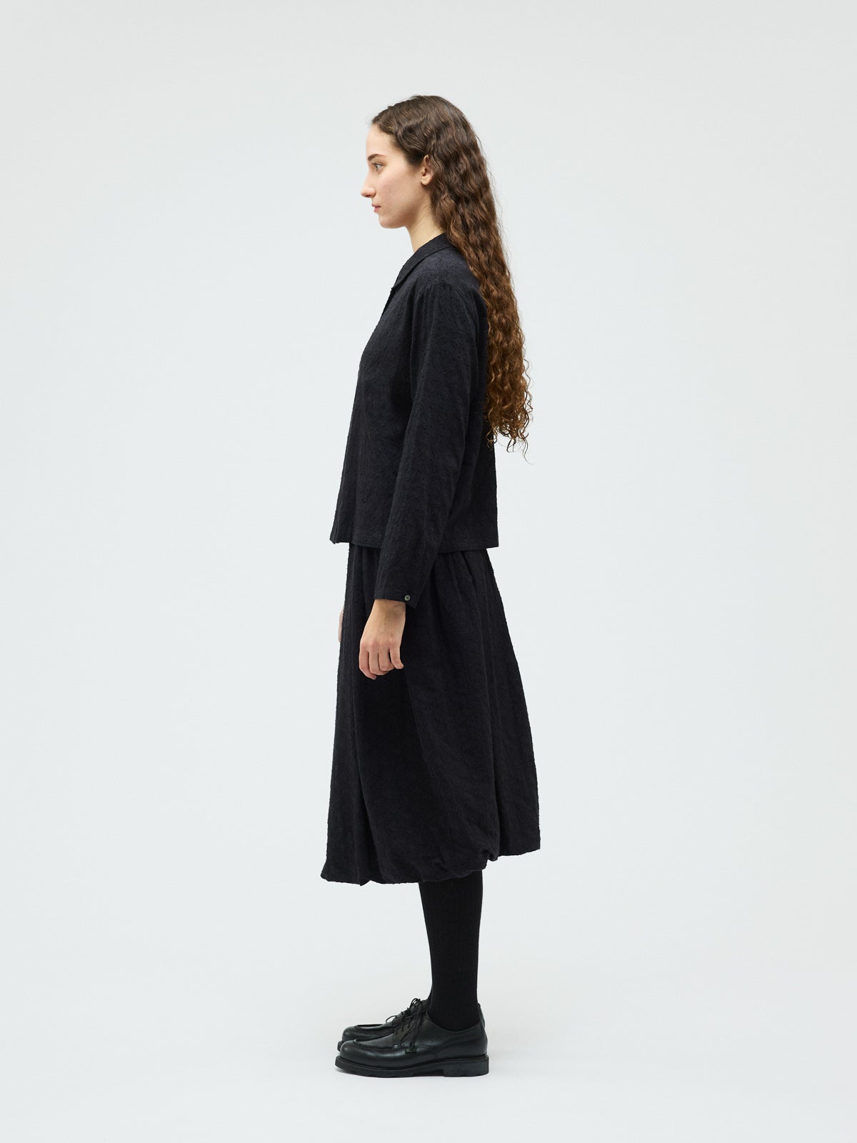 mizuiro ind ジャカードロングスリーブシャツ｜ MARcourt ONLINE STORE