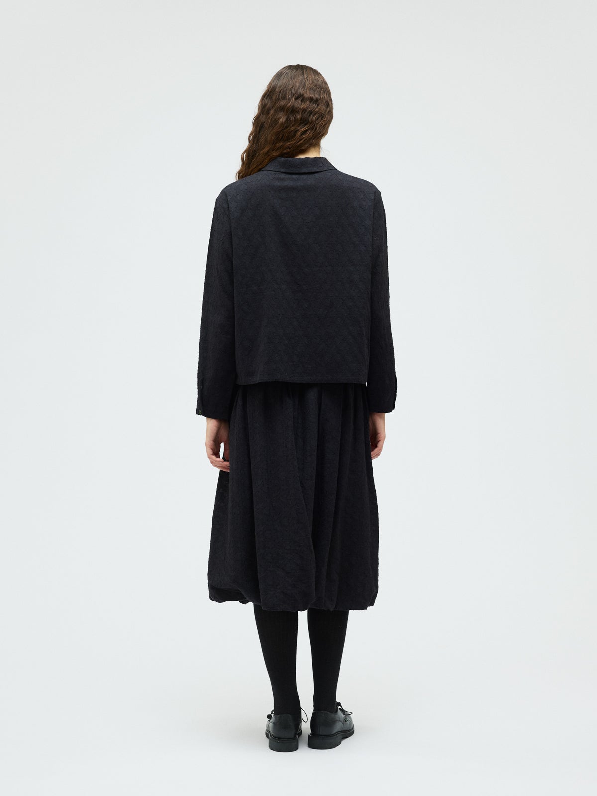 mizuiro ind ジャカードロングスリーブシャツ｜ MARcourt ONLINE STORE