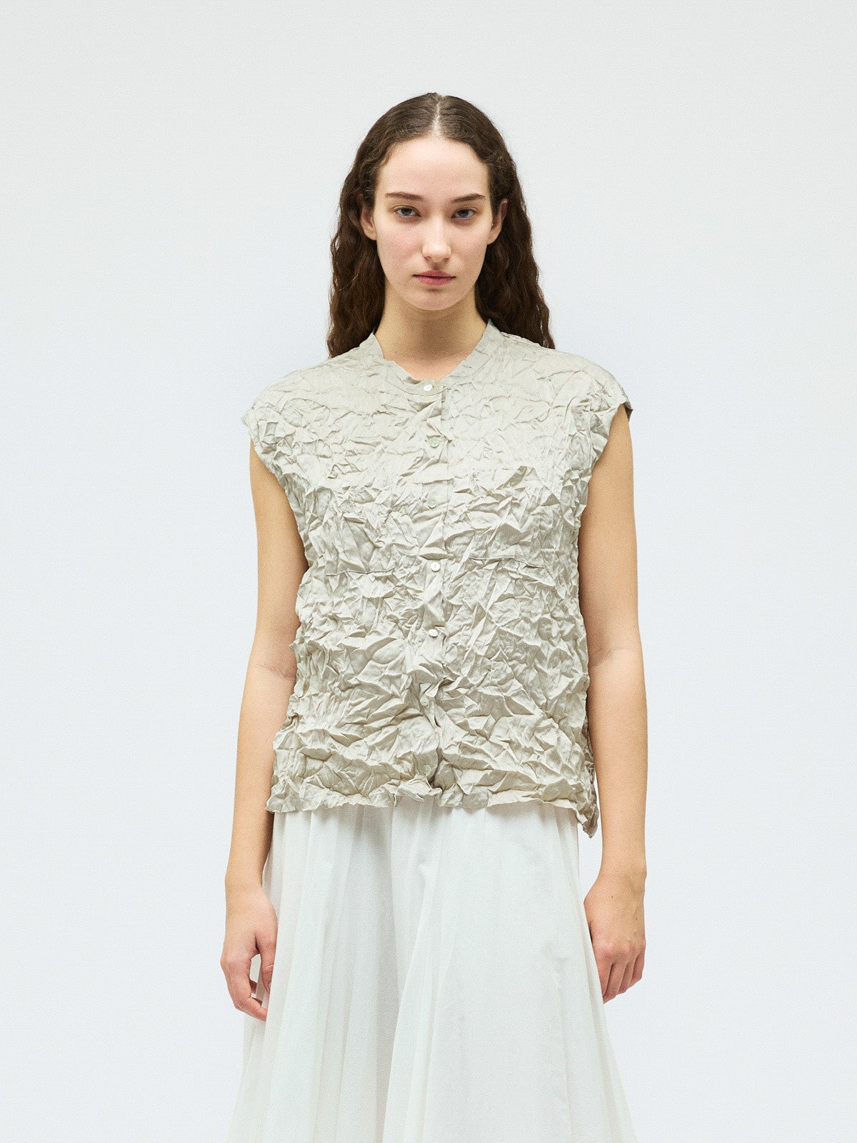 mizuiro ind ワッシャーノースリーブシャツ｜ MARcourt ONLINE STORE