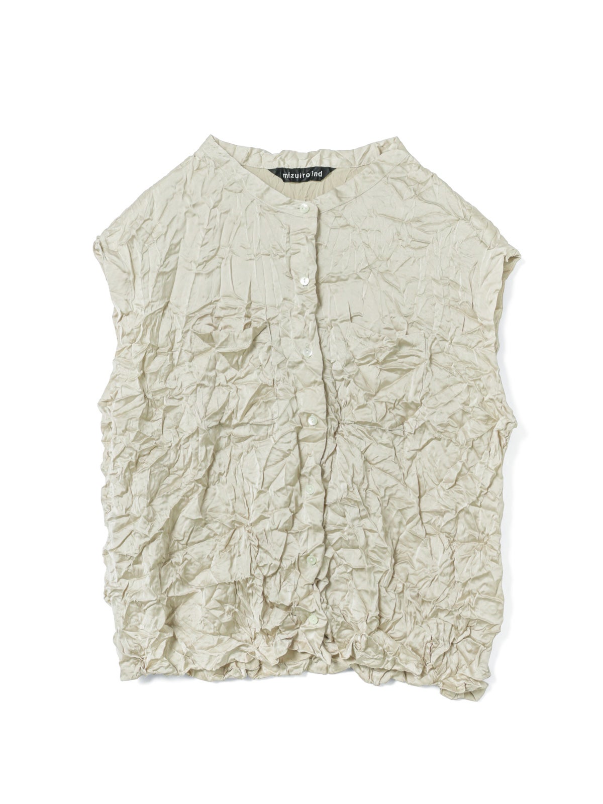 mizuiro ind ワッシャーノースリーブシャツ｜ MARcourt ONLINE STORE