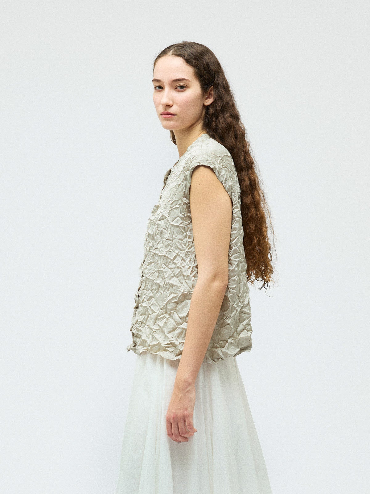 mizuiro ind ワッシャーノースリーブシャツ｜ MARcourt ONLINE STORE