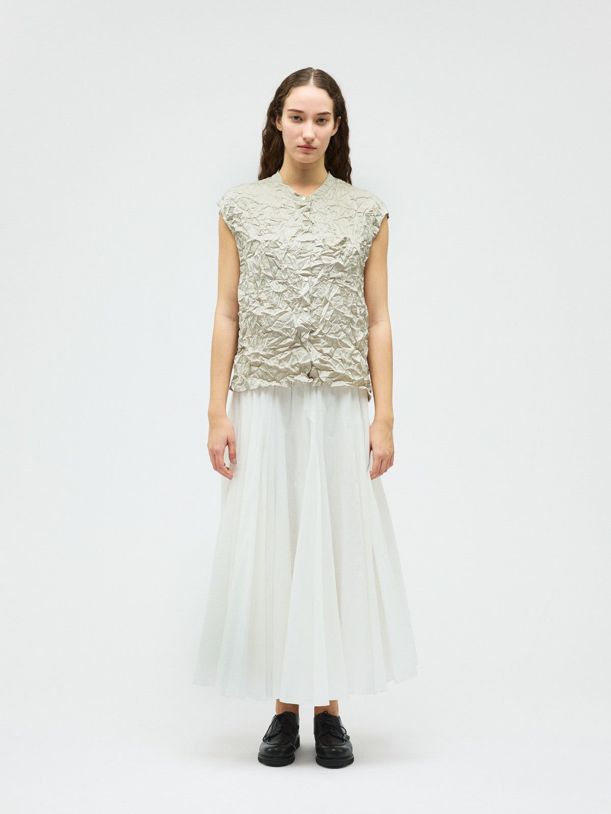 mizuiro ind ワッシャーノースリーブシャツ｜ MARcourt ONLINE STORE