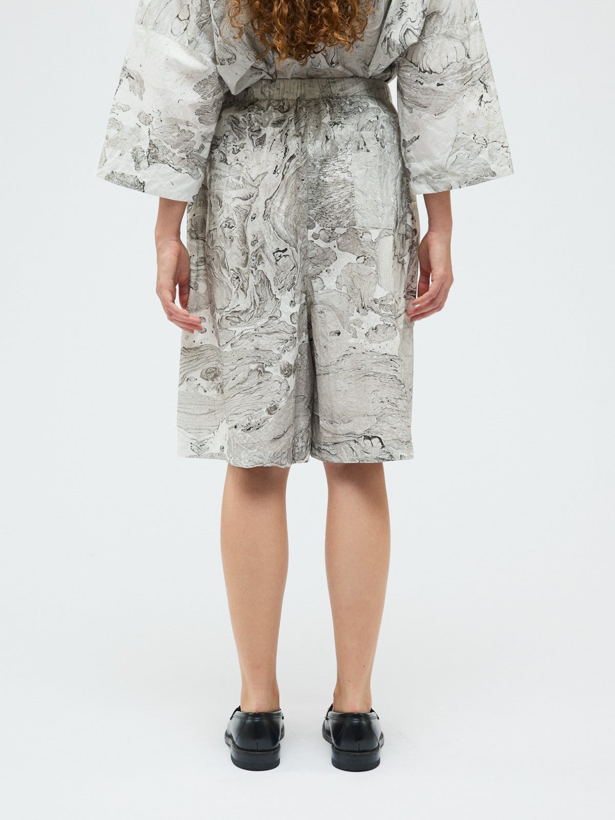 mizuiro ind マーブルプリントキュロットパンツ｜ MARcourt ONLINE