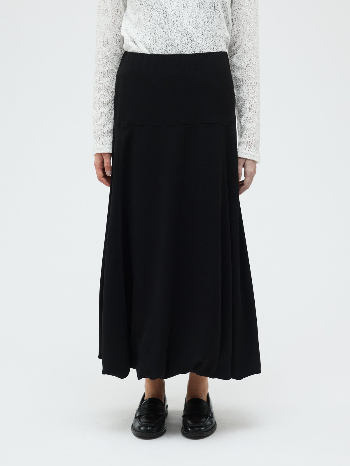 mizuiro ind ジョーゼットバルーンロングスカート｜ MARcourt ONLINE