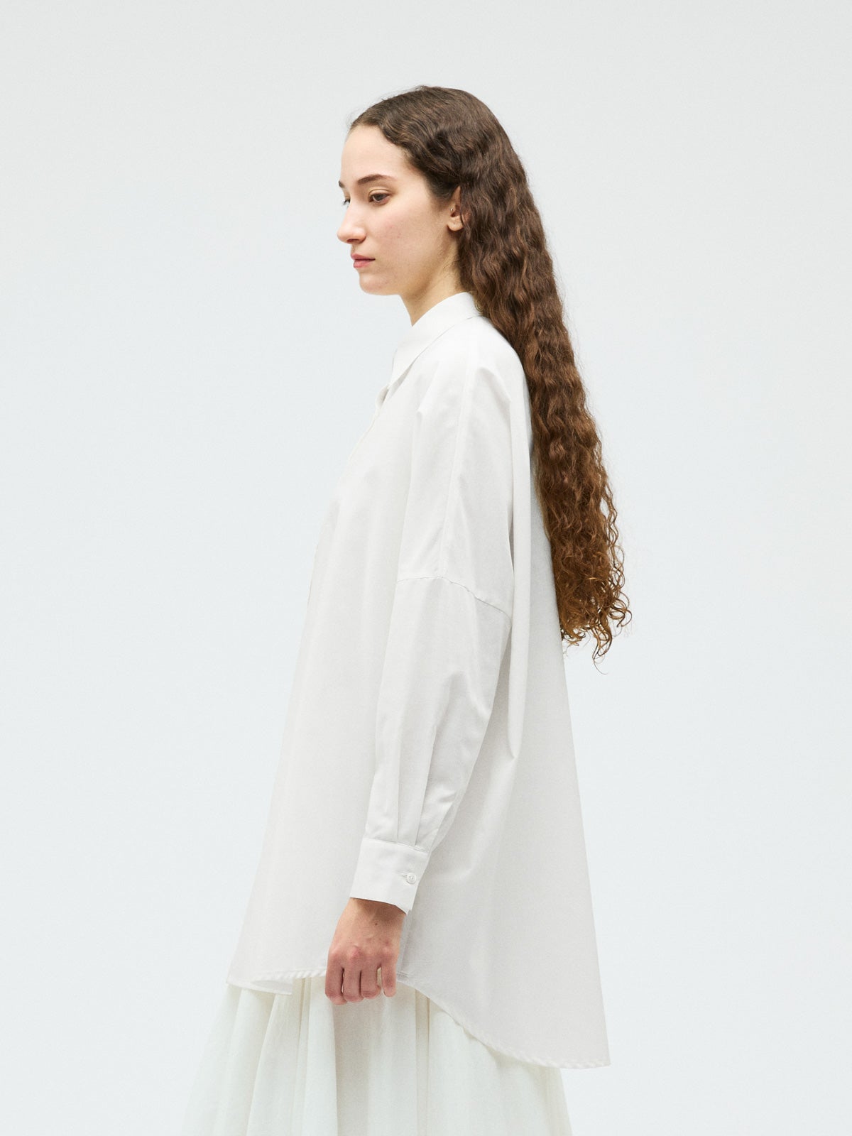 mizuiro ind T/Cシアーワイドシャツ｜ MARcourt ONLINE STORE