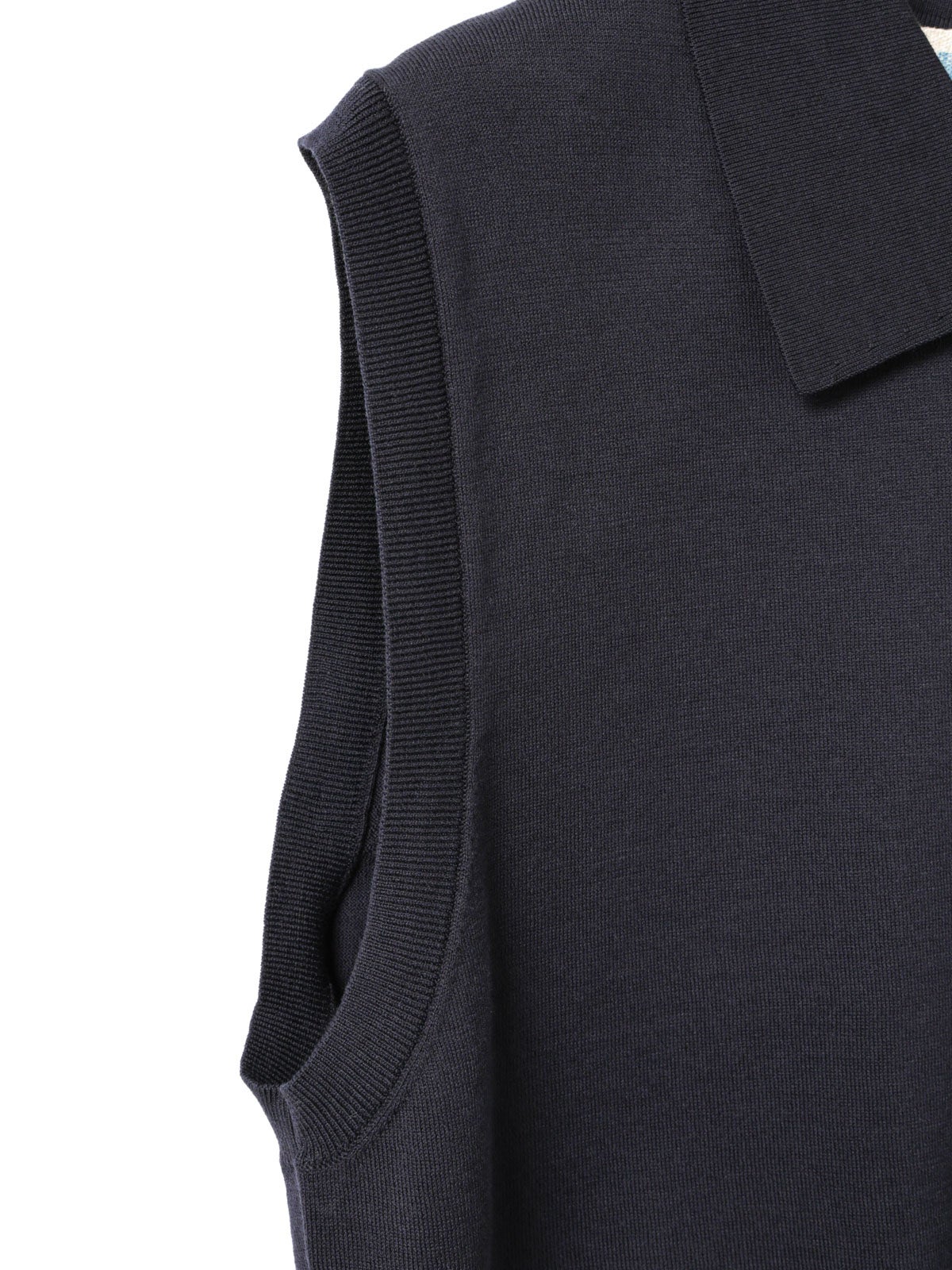 MidiUmi 襟付きニットベスト｜ MARcourt ONLINE STORE - マーコート