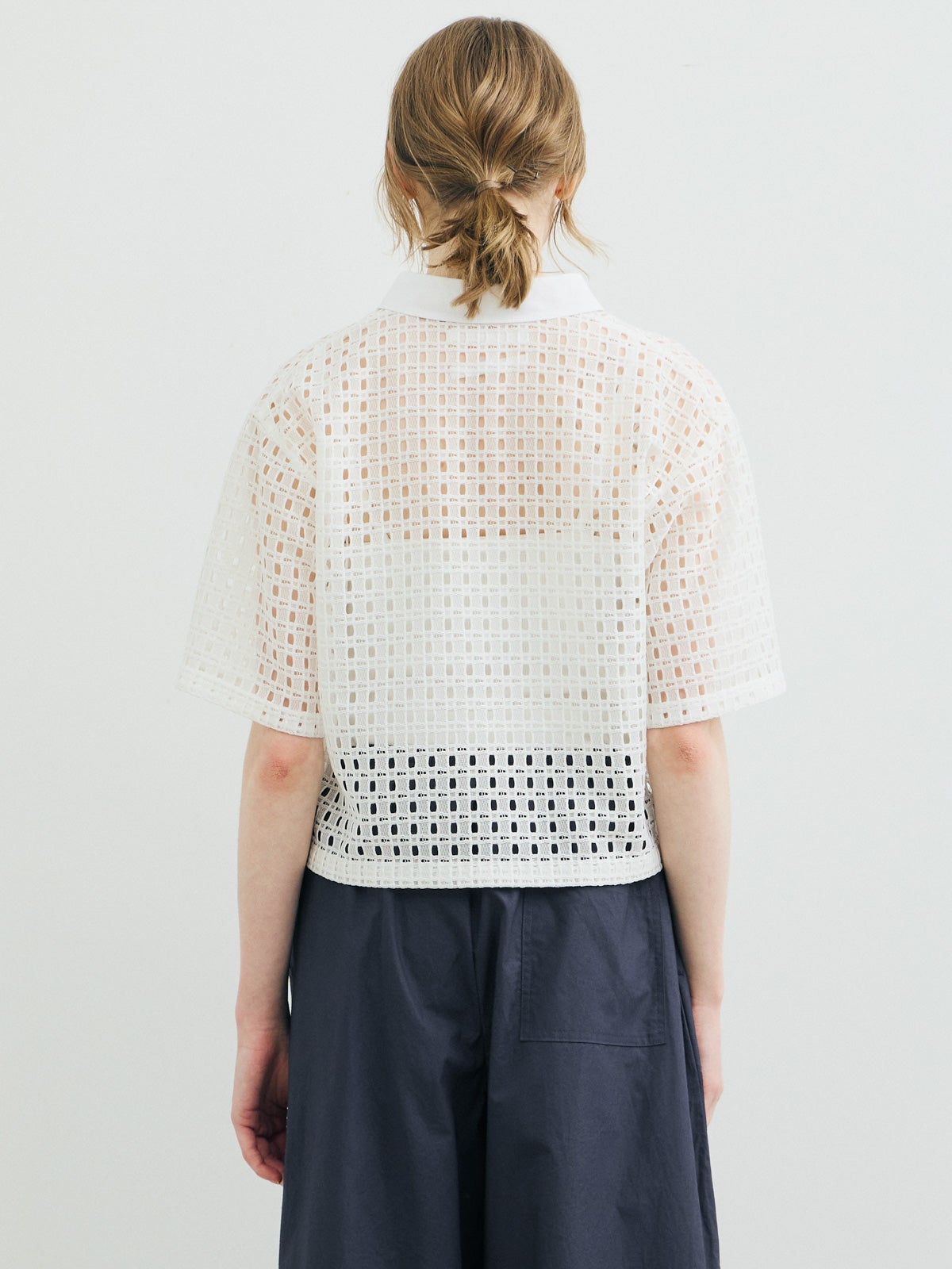 MARMARMAR メッシュレースボックスシャツ｜ MARcourt ONLINE STORE