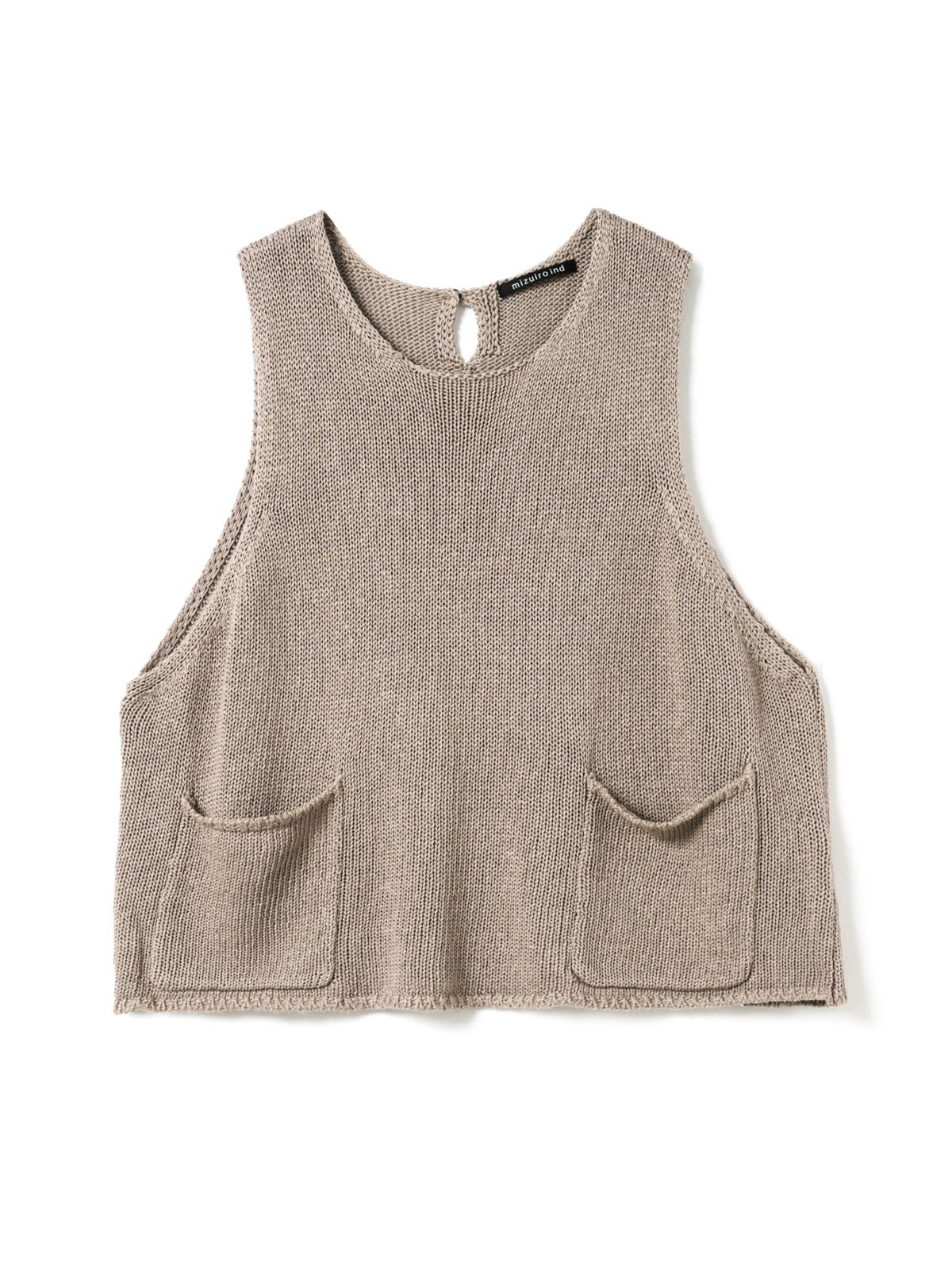 mizuiro ind テープヤーンショートベスト| MARcourt ONLINE STORE mizuiro ind テープヤーンショートベスト| MARcourt ONLINE STORE