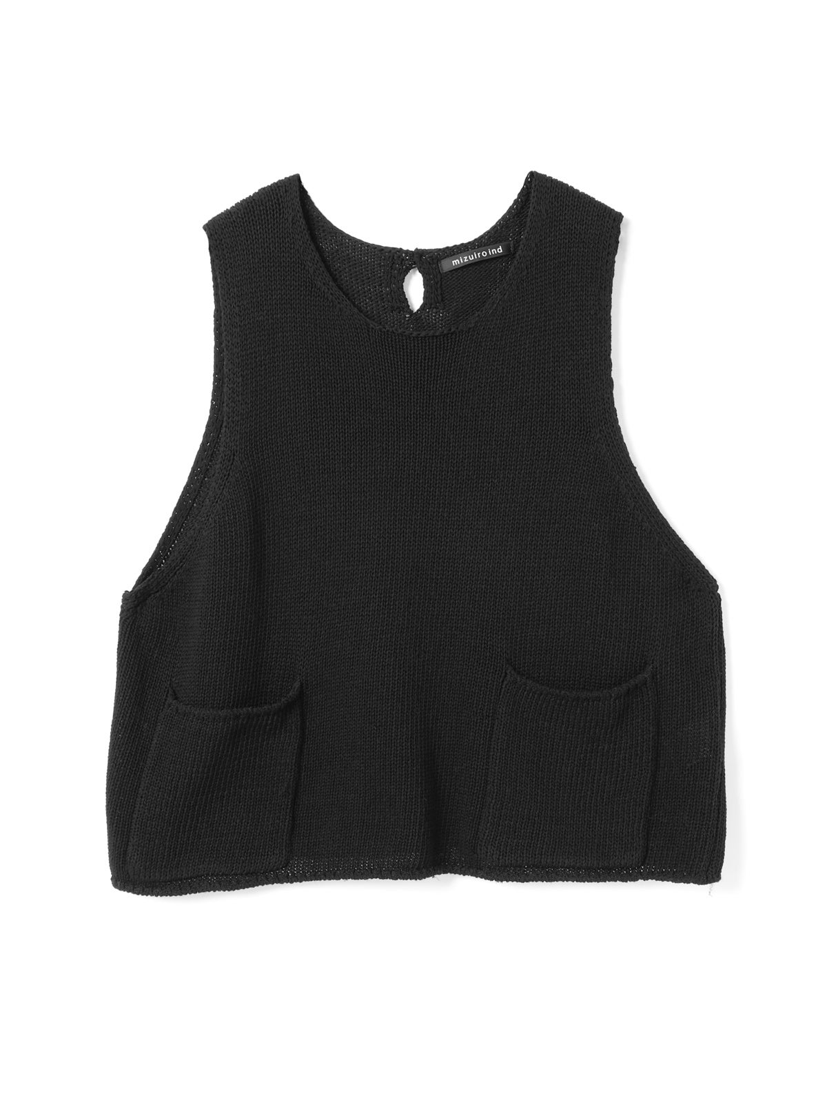 mizuiro ind テープヤーンショートベスト｜ MARcourt ONLINE STORE
