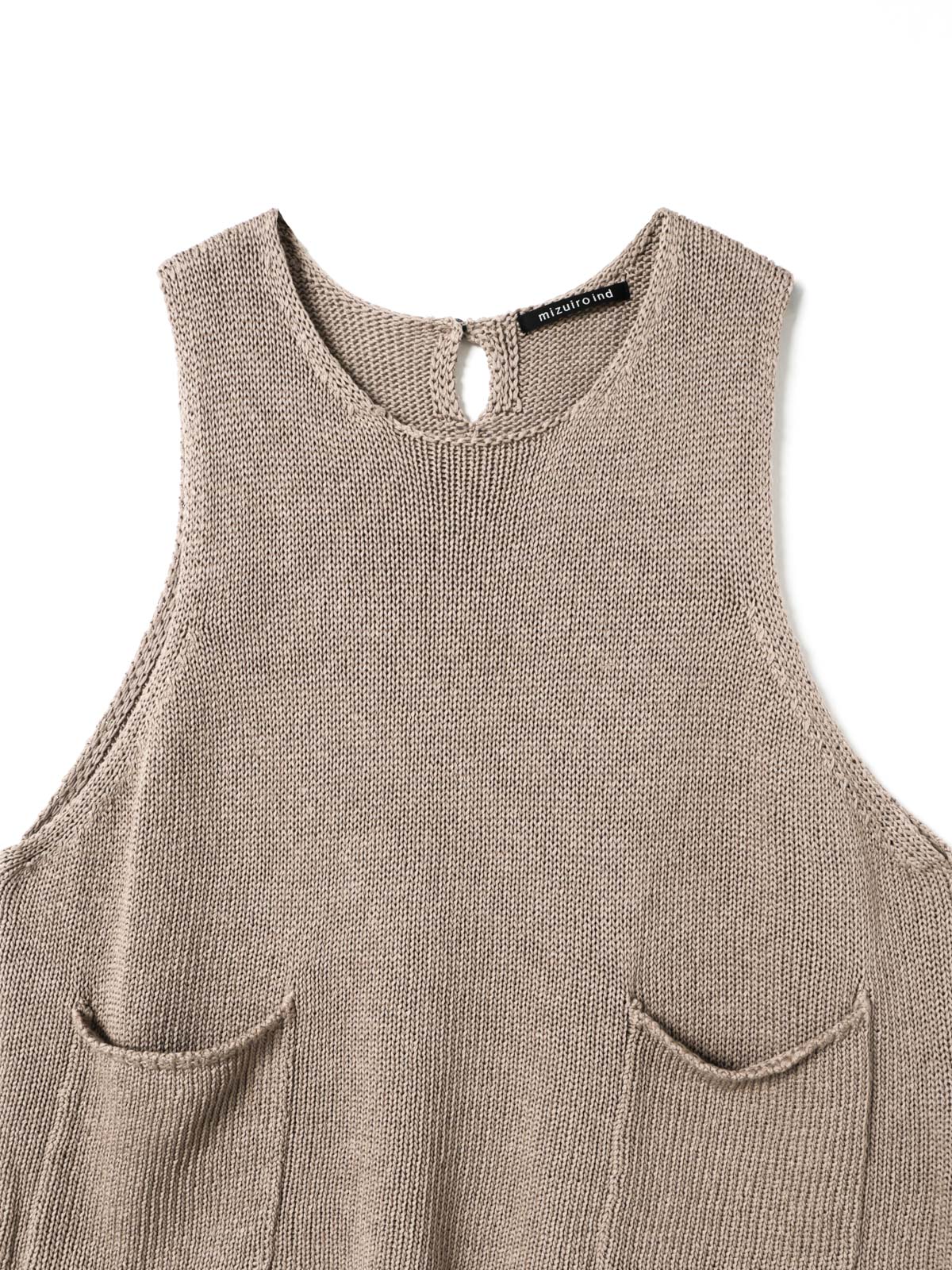 mizuiro ind テープヤーンショートベスト｜ MARcourt ONLINE STORE