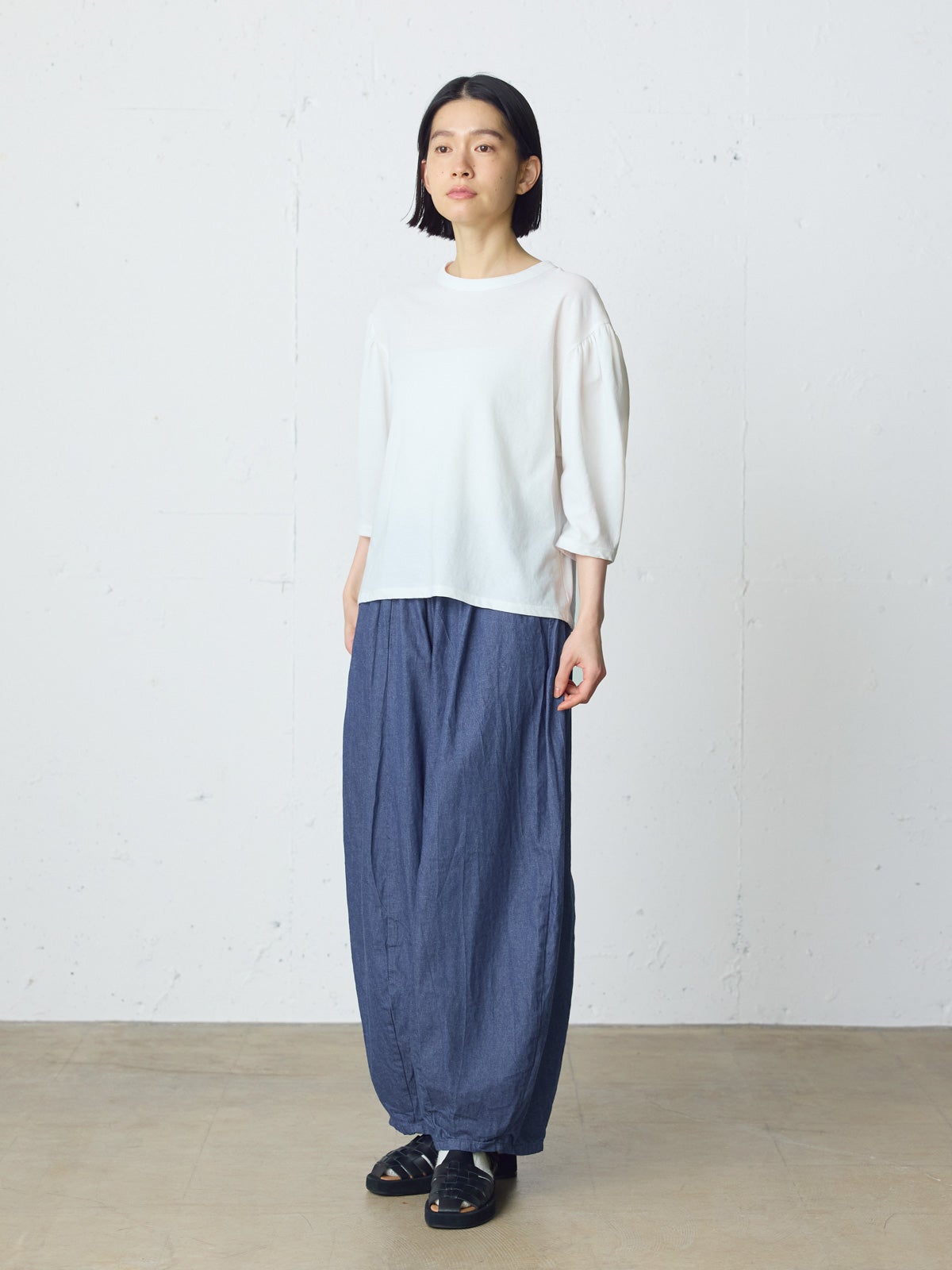 でじこん MidiUmi デニムコクーンイージーパンツ｜ MARcourt ONLINE STORE
