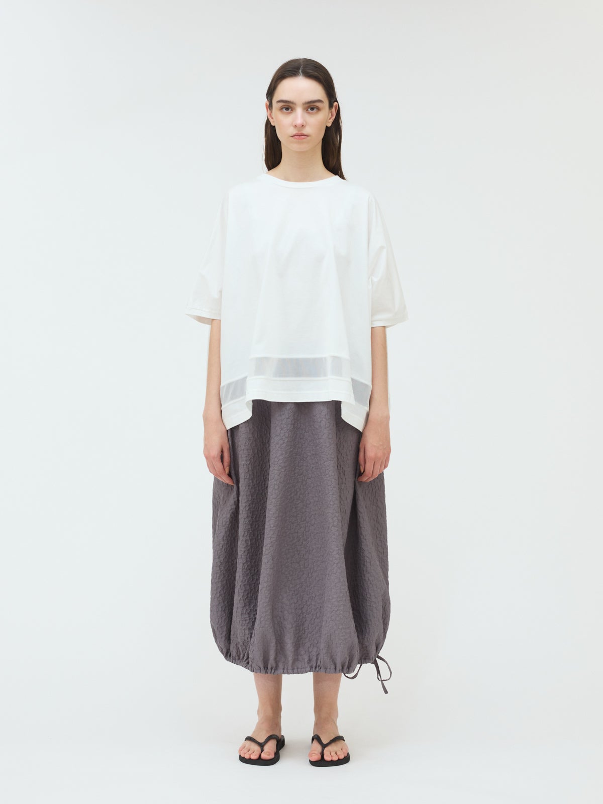 mizuiro ind メッシュミックスワイドプルオーバー｜ MARcourt ONLINE