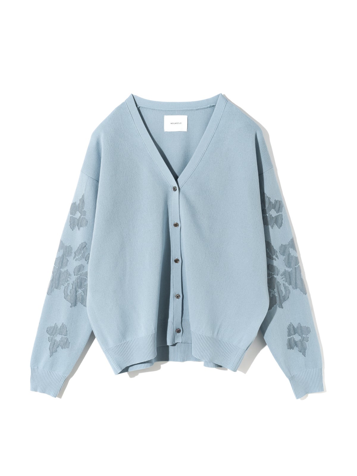 MIDIUMISOLID  ジャカードカーディガン　　58 MIDIUMISOLID for Ladies フラワージャカードカーディガン｜ MARcourt