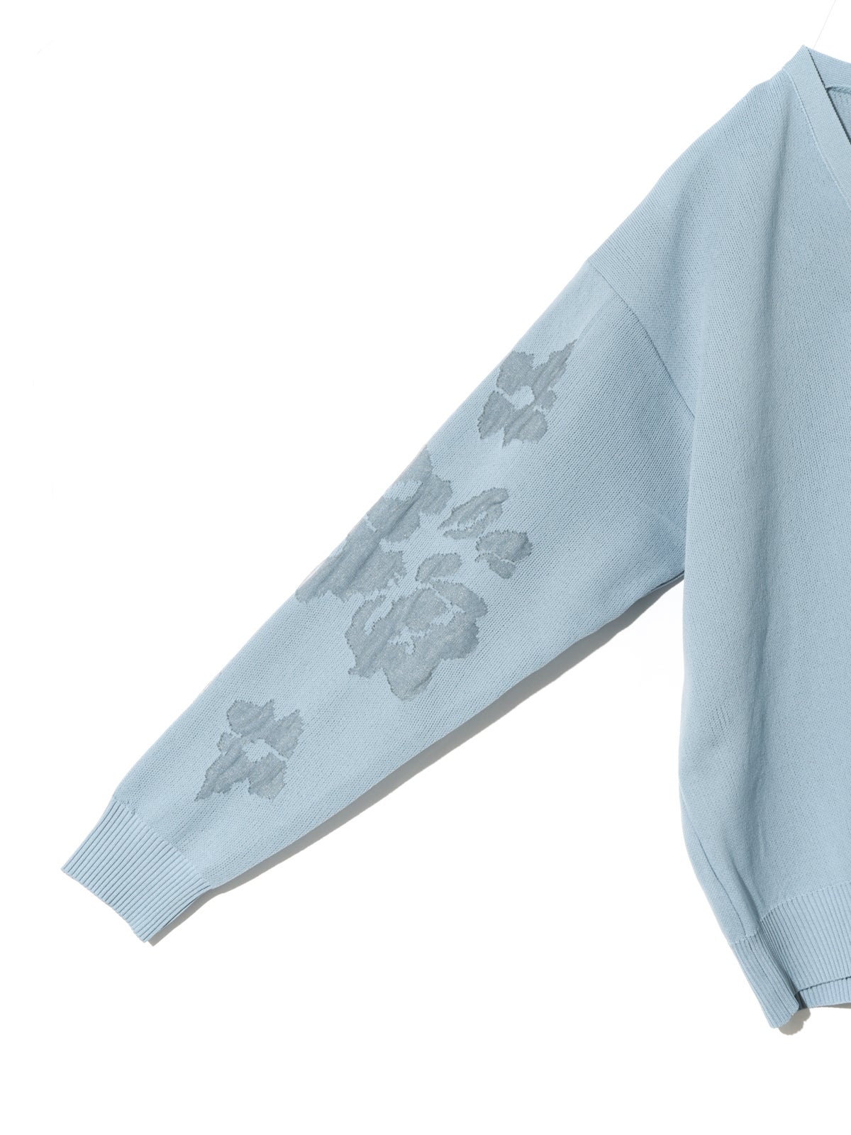 MIDIUMISOLID  ジャカードカーディガン　　58 MIDIUMISOLID for Ladies フラワージャカードカーディガン｜ MARcourt