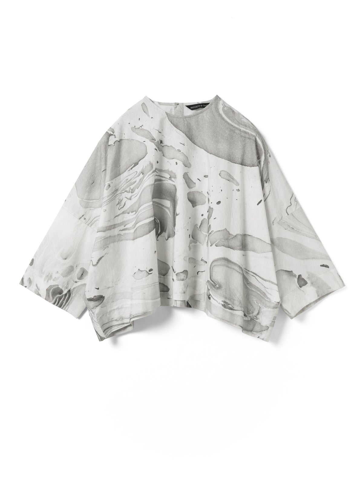 mizuiro ind マーブルプリントワイドプルオーバー｜ MARcourt ONLINE