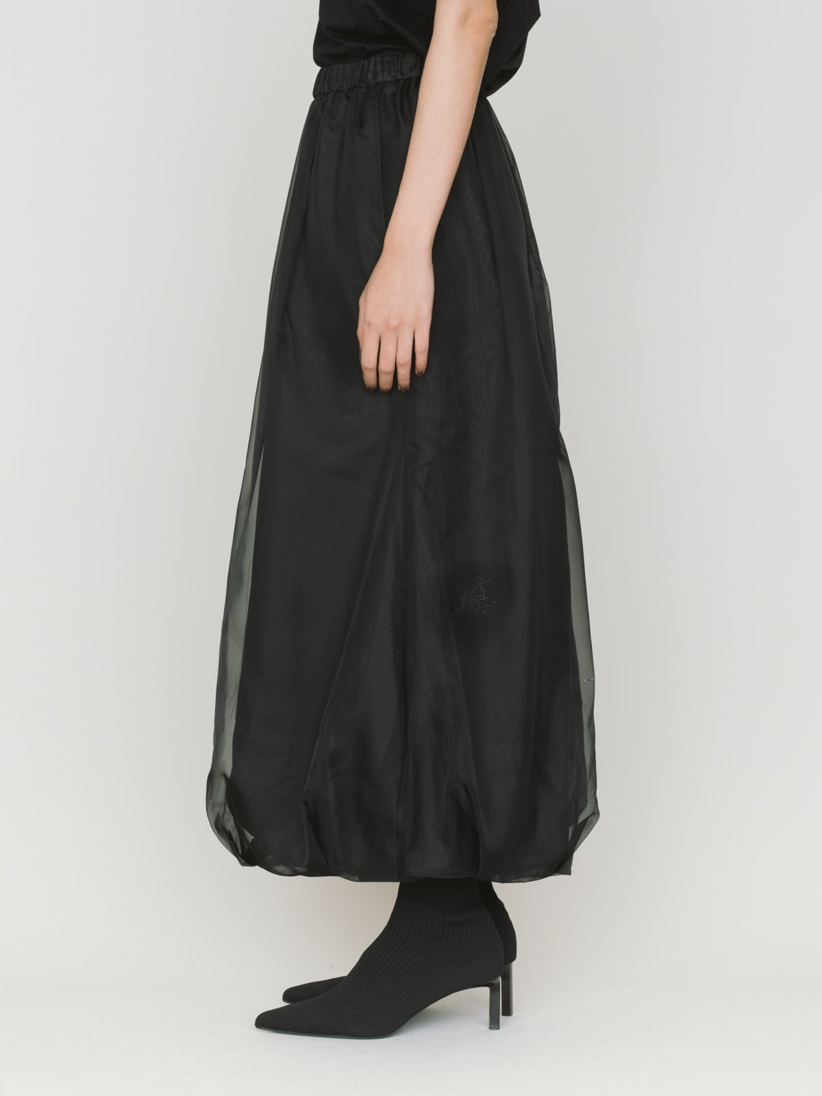 MIDIUMISOLID for Ladies シアーロングバルーンスカート｜ MARcourt