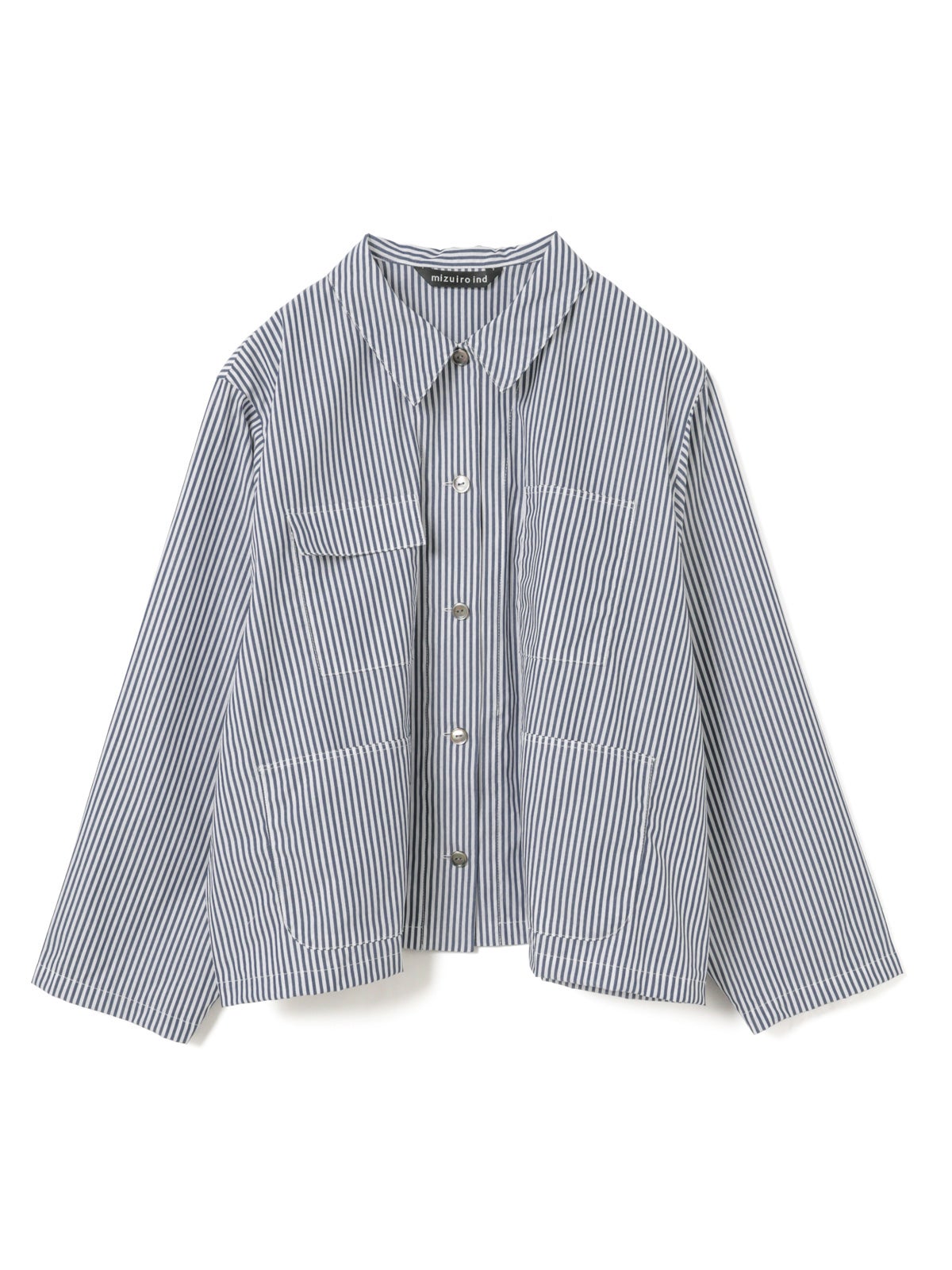 mizuiro ind ストライプカバーオール｜ MARcourt ONLINE STORE
