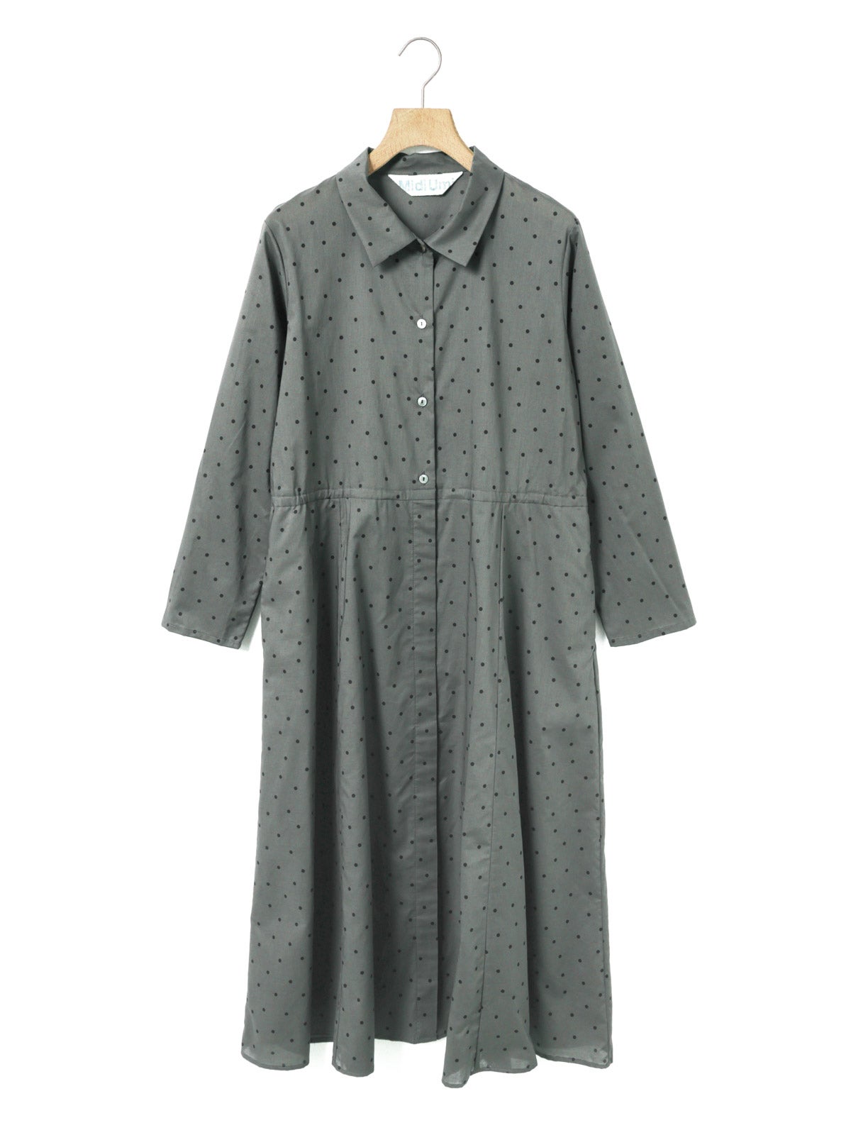 MidiUmi ウエスト切り替えドットワンピース｜ MARcourt ONLINE STORE