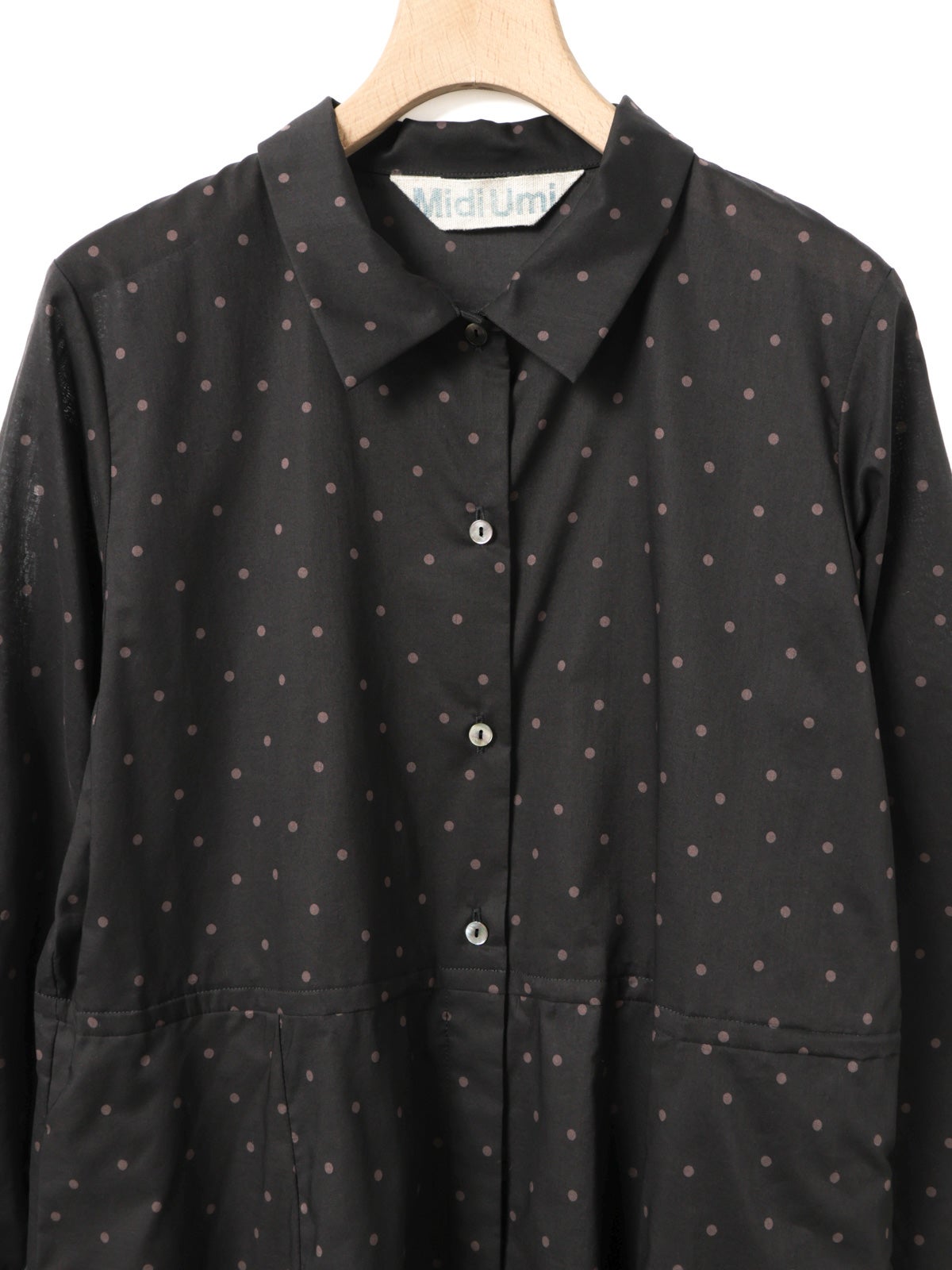 MidiUmi ウエスト切り替えドットワンピース｜ MARcourt ONLINE STORE