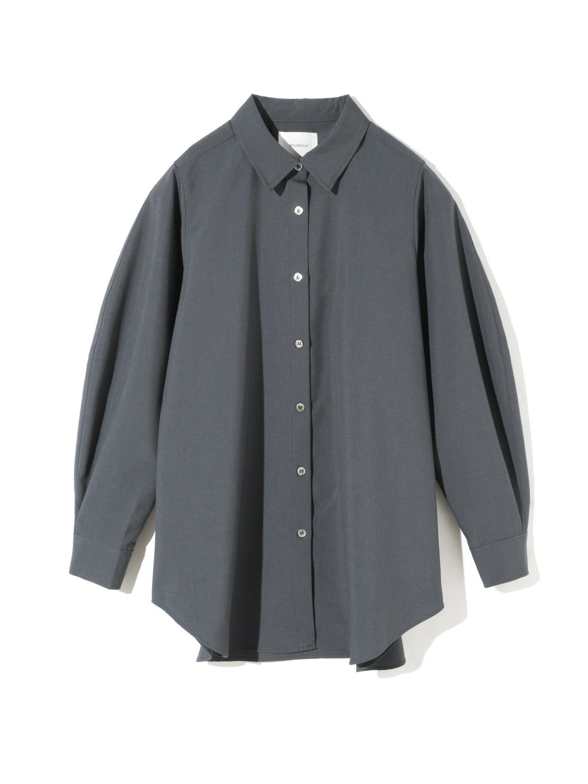 MIDIUMISOLID for Ladies ボリュームスリーブシャツチュニック