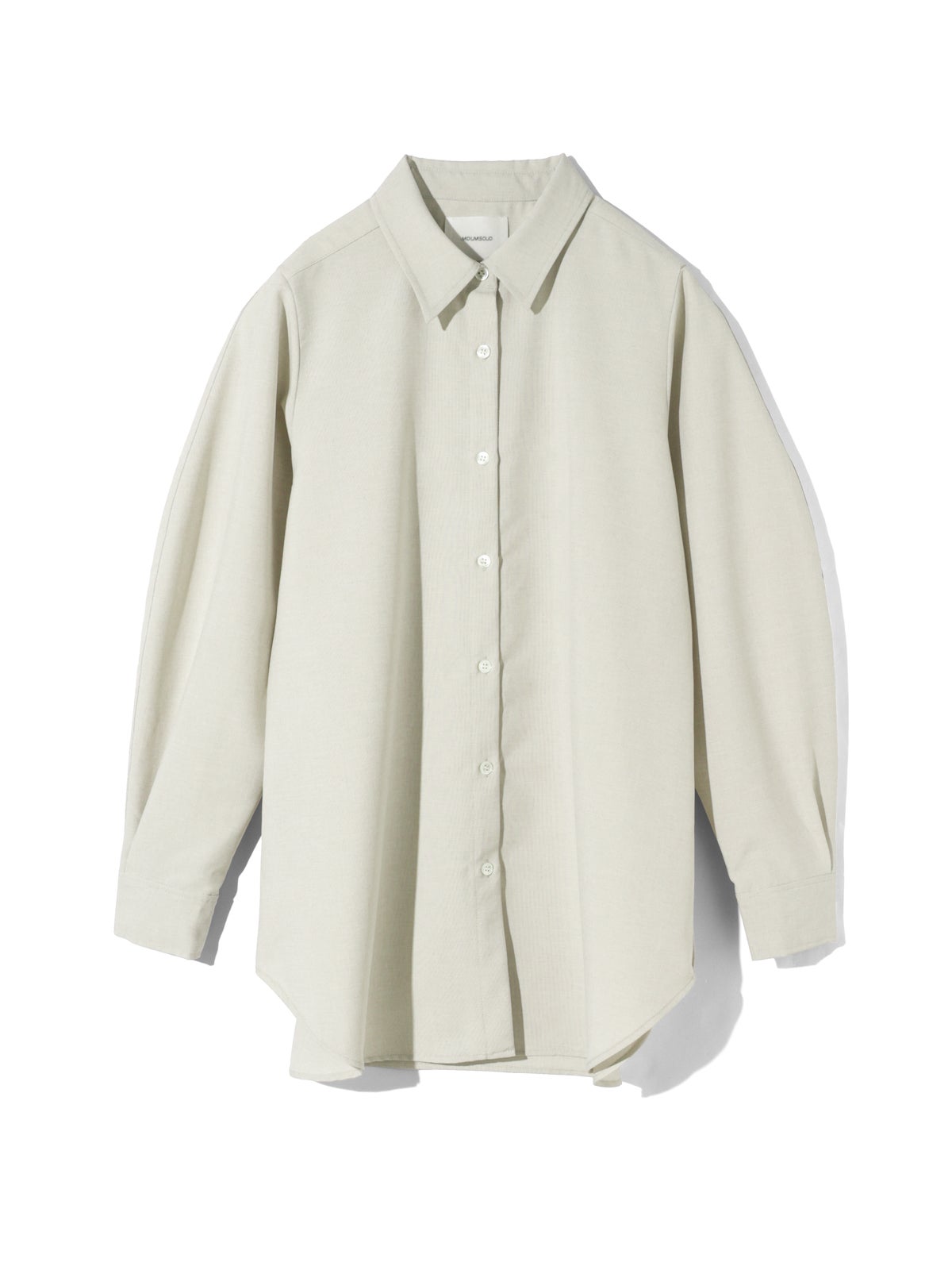 MIDIUMISOLID for Ladies ボリュームスリーブシャツチュニック