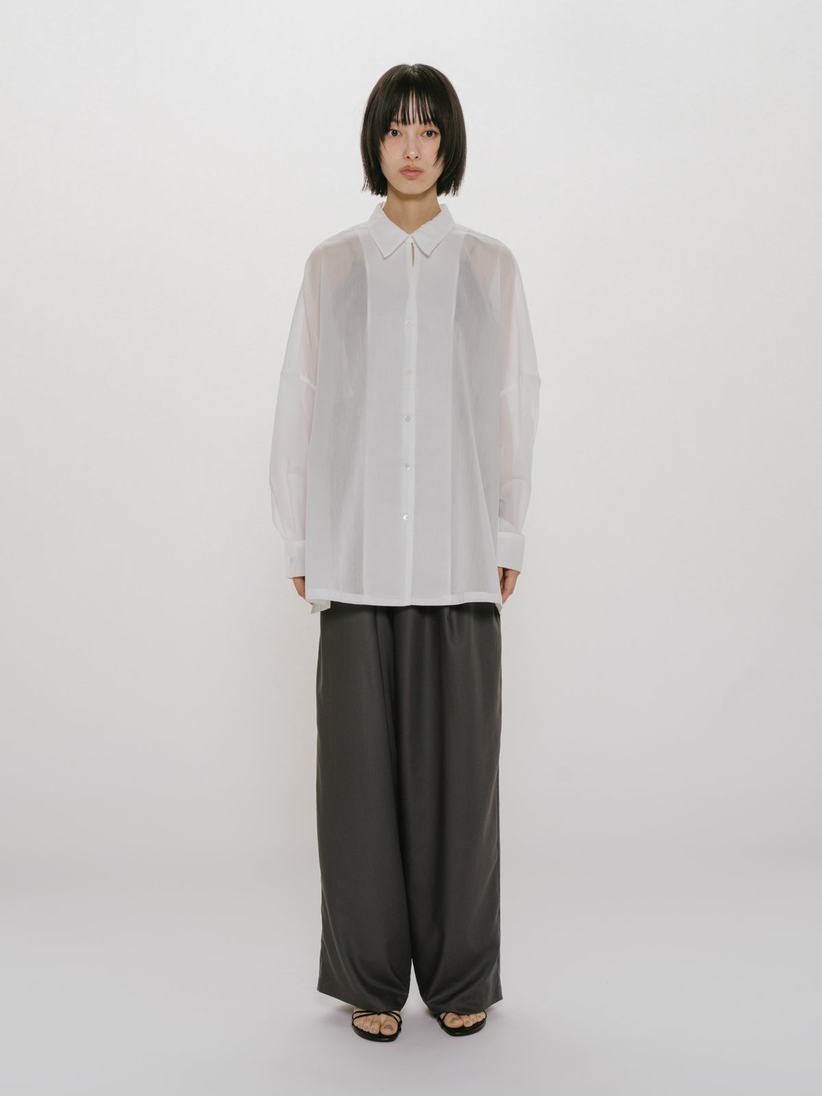 MIDIUMISOLID for Ladies シアースキッパーポンチョシャツ｜ MARcourt