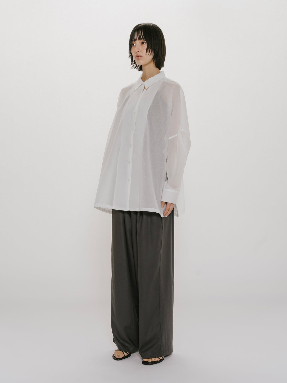 MIDIUMISOLID for Ladies シアースキッパーポンチョシャツ｜ MARcourt