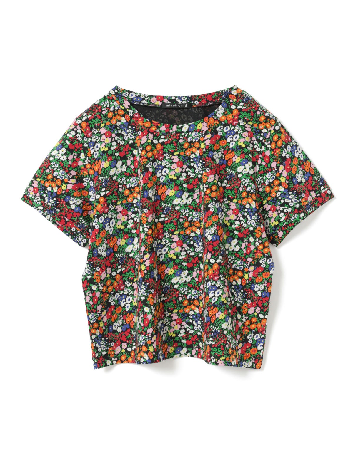 mizuiro ind / フラワープリントシャツ mizuiro ind フラワープリントTシャツ｜ MARcourt ONLINE STORE