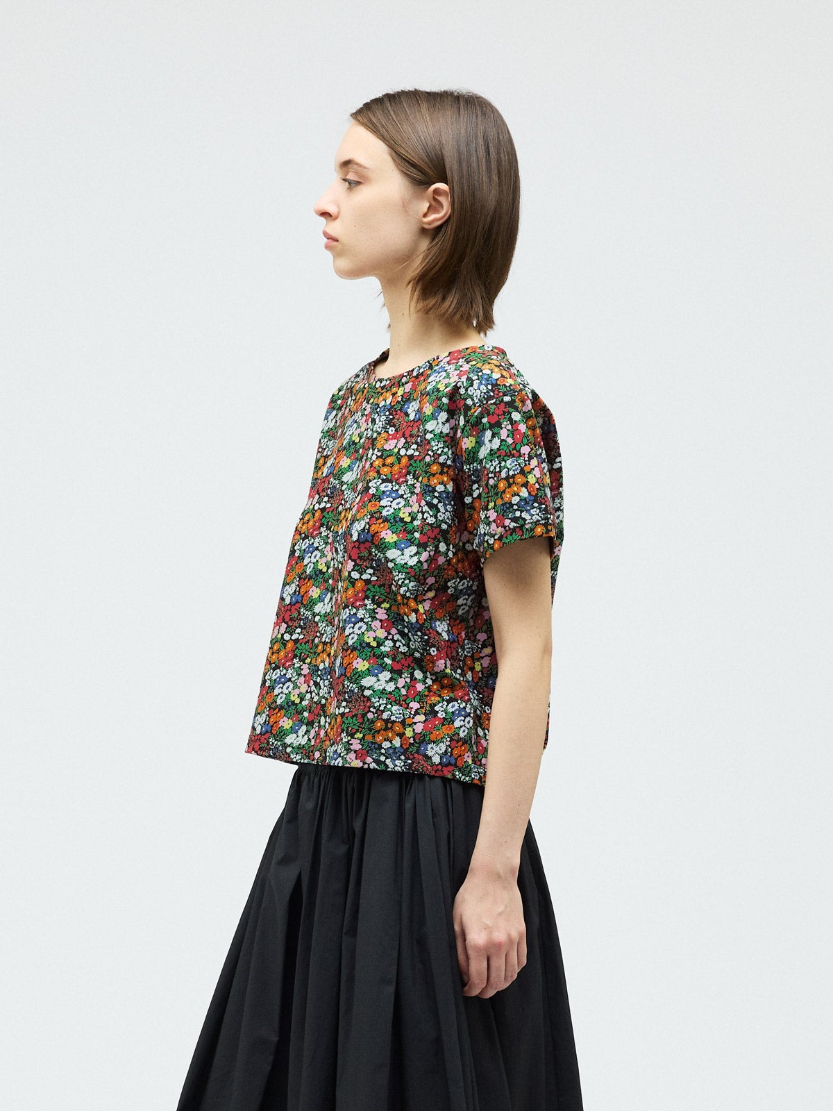 mizuiro ind フラワープリントTシャツ｜ MARcourt ONLINE STORE