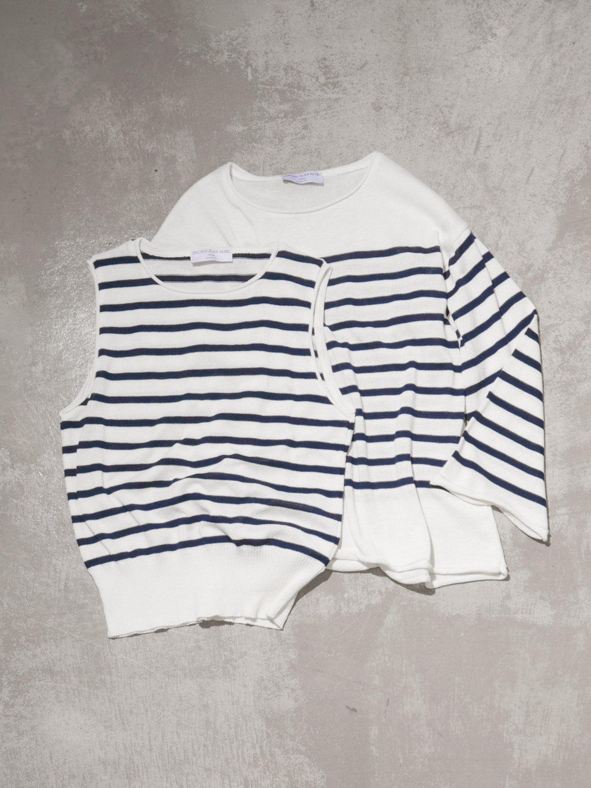 TRICOT JEAN MARC - KOHI ボーダーニットベスト｜ MARcourt ONLINE