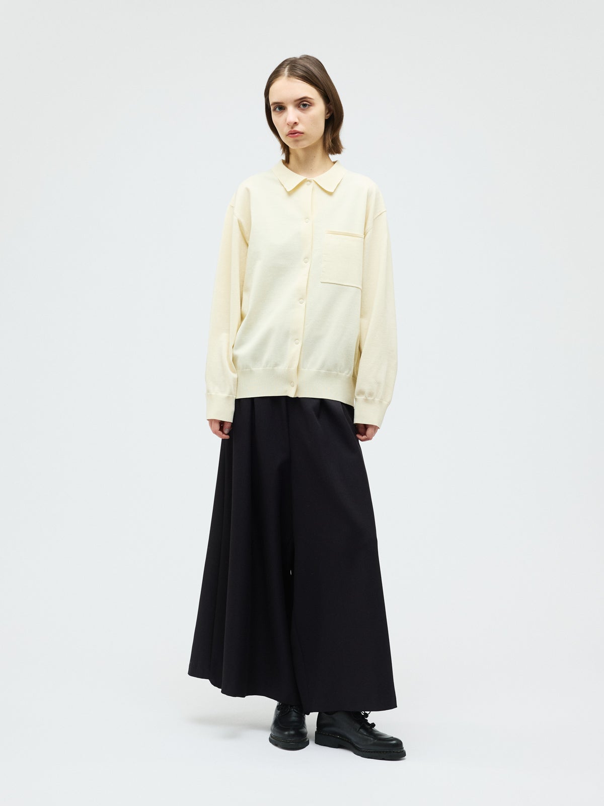 【早い者勝ち】MARTINE ROSE20ss ワイドフレアパンツ mizuiro ind ワイドフレアイージーパンツ｜ MARcourt ONLINE STORE