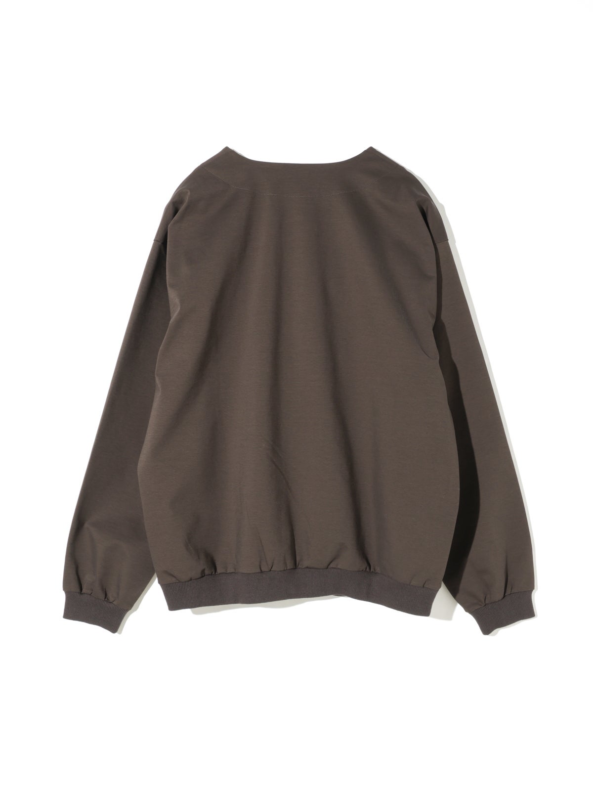 mediam MD12-0015 ニット Orchid Heather KPI Quarter Zip | Mizzen+Main