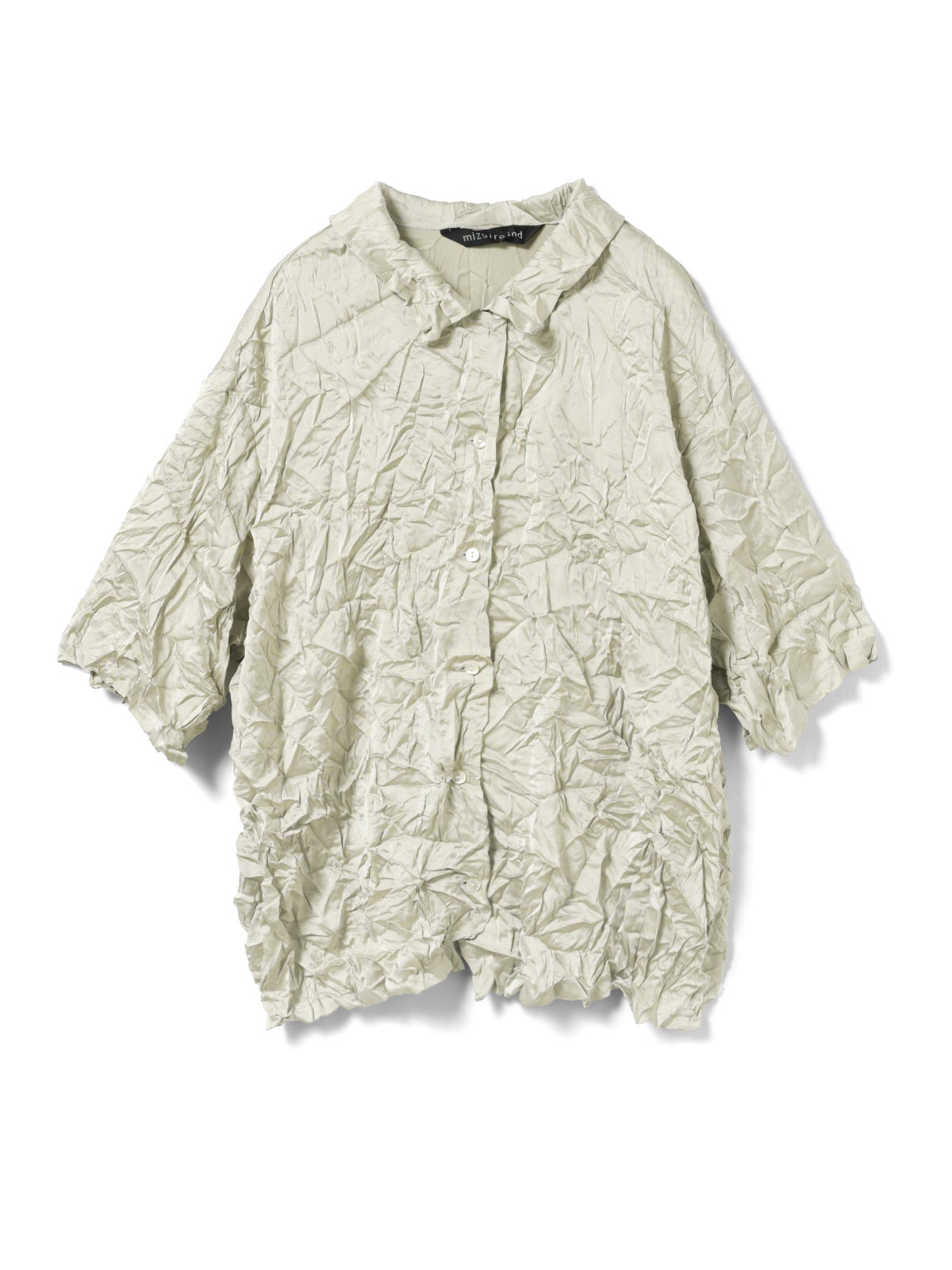 mizuiro ind ワッシャーハーフスリーブシャツ｜ MARcourt ONLINE STORE