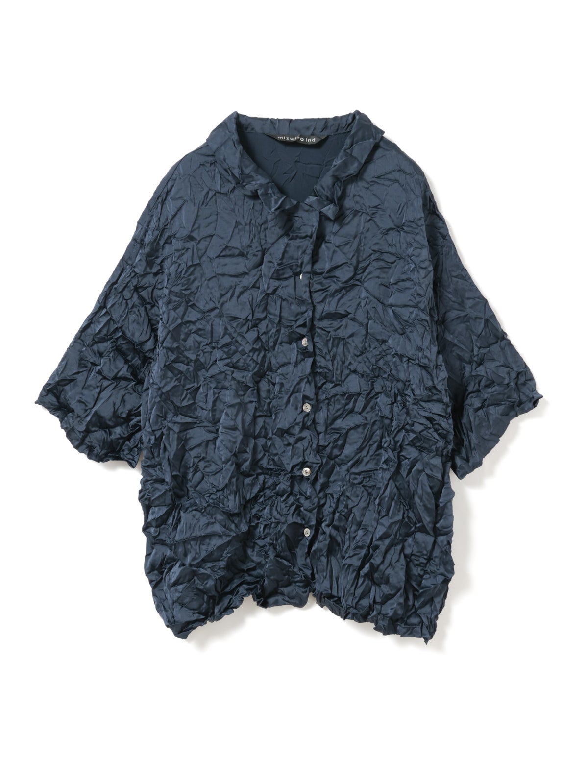mizuiro ind ワッシャーハーフスリーブシャツ｜ MARcourt ONLINE STORE