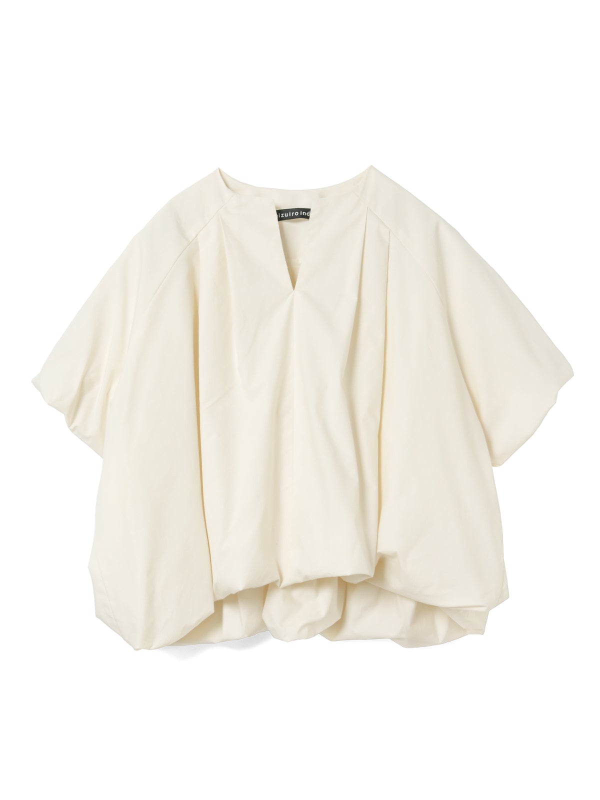 mizuiro ind バルーンノーカラーシャツ｜ MARcourt ONLINE STORE