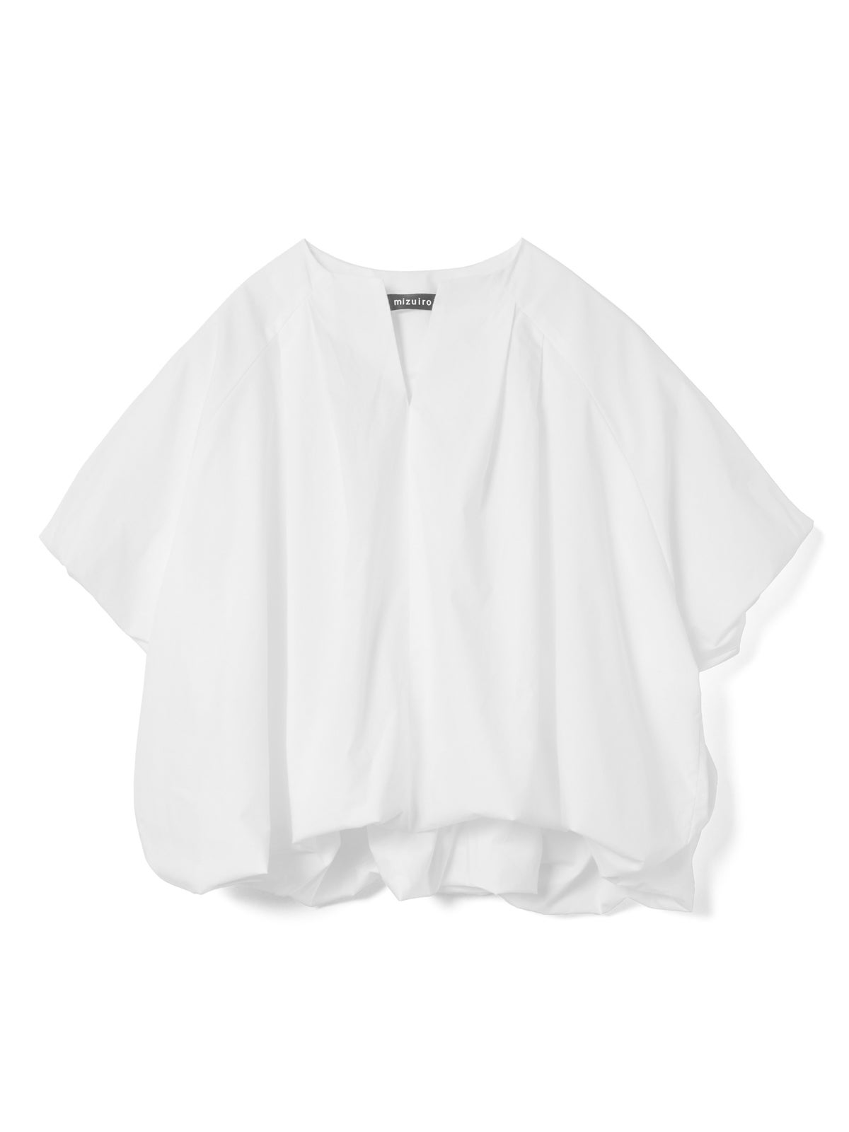 mizuiro ind バルーンノーカラーシャツ｜ MARcourt ONLINE STORE