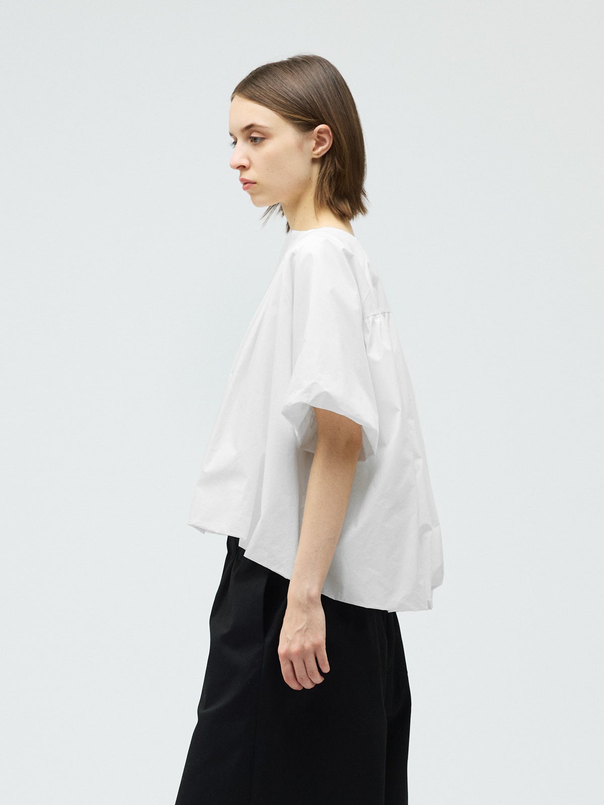 mizuiro ind バルーンノーカラーシャツ｜ MARcourt ONLINE STORE