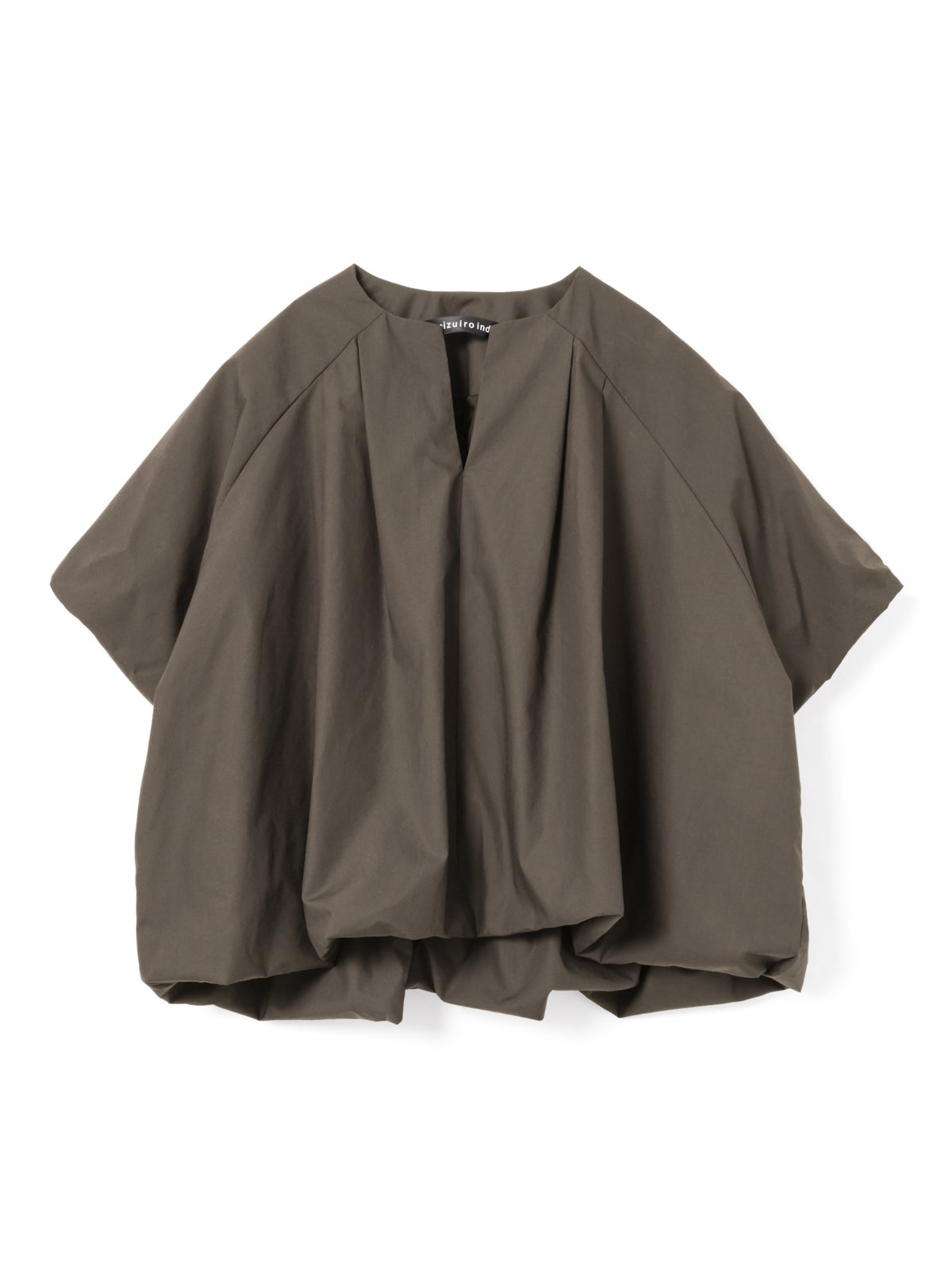 mizuiro ind バルーンノーカラーシャツ｜ MARcourt ONLINE STORE