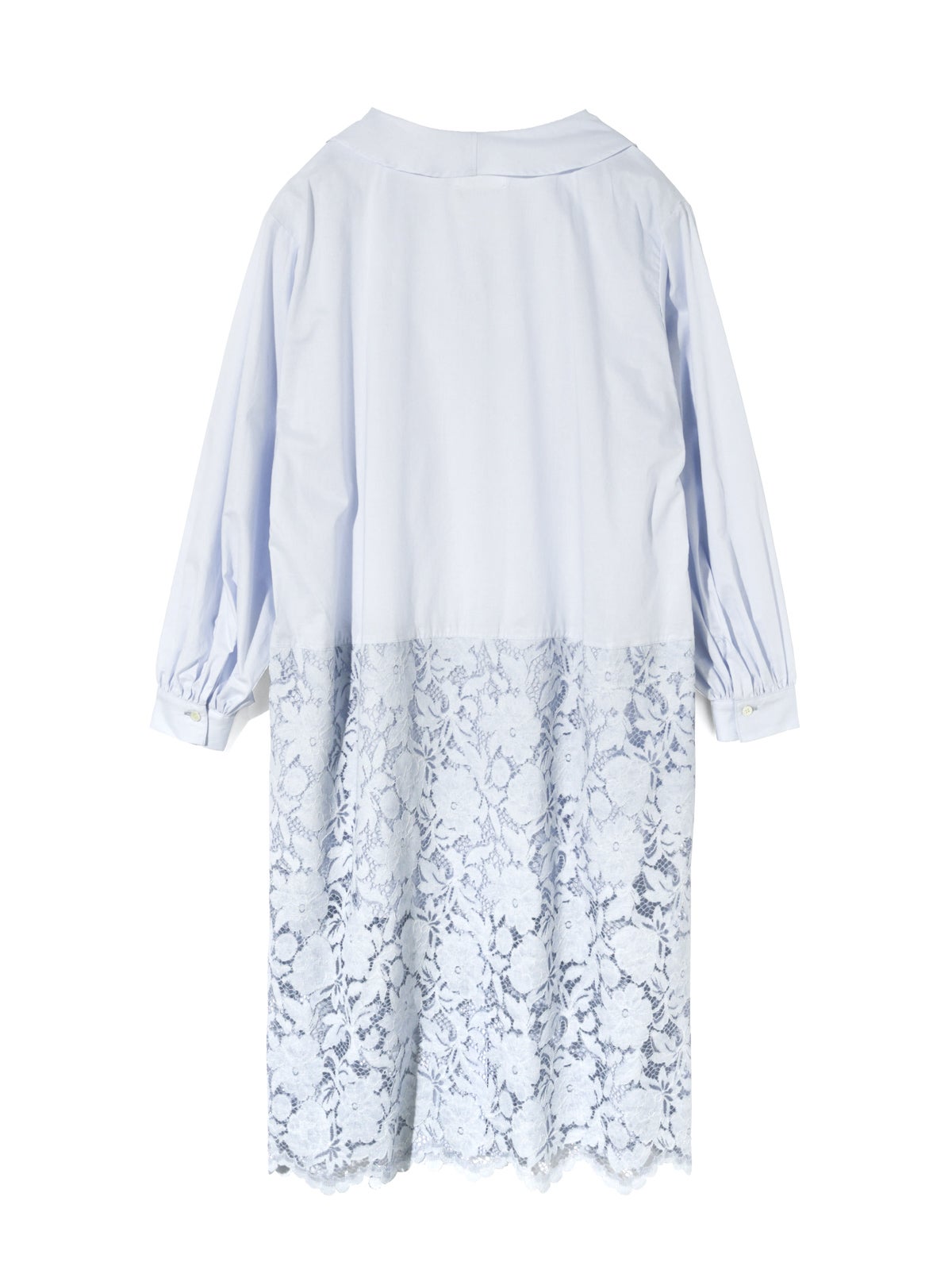 MIDIUMISOLID for Ladies レースコンビシャツワンピース｜ MARcourt