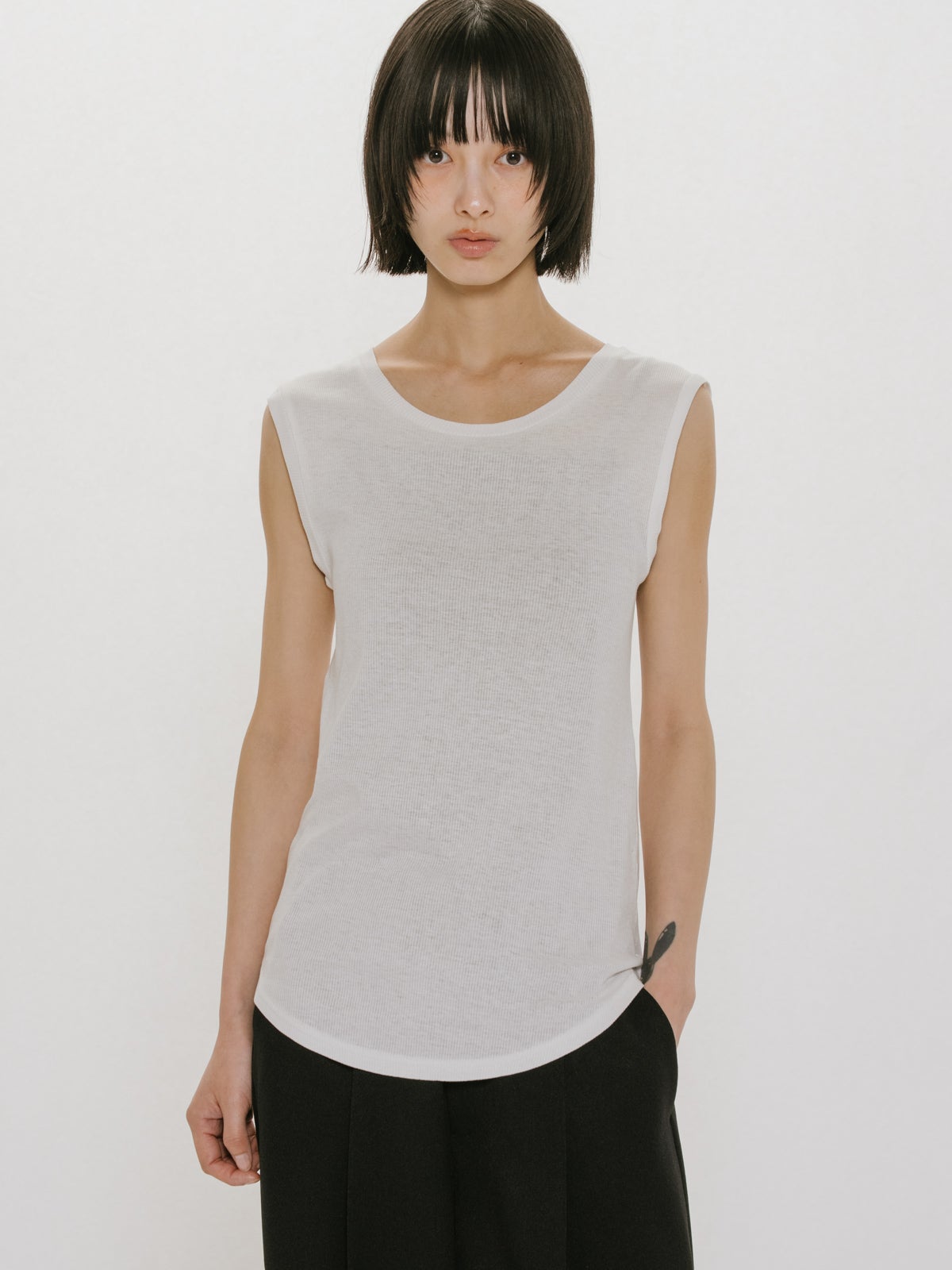 rib tank top.S