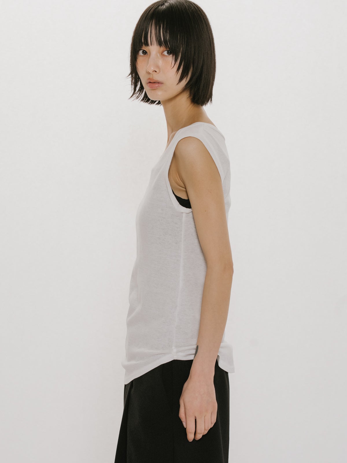 MIDIUMISOLID for Ladies リブタンクトップ｜ MARcourt ONLINE STORE