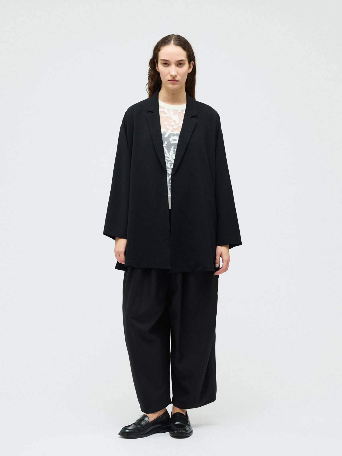 mizuiro ind メッシュ刺繍ショートベスト｜ MARcourt ONLINE STORE