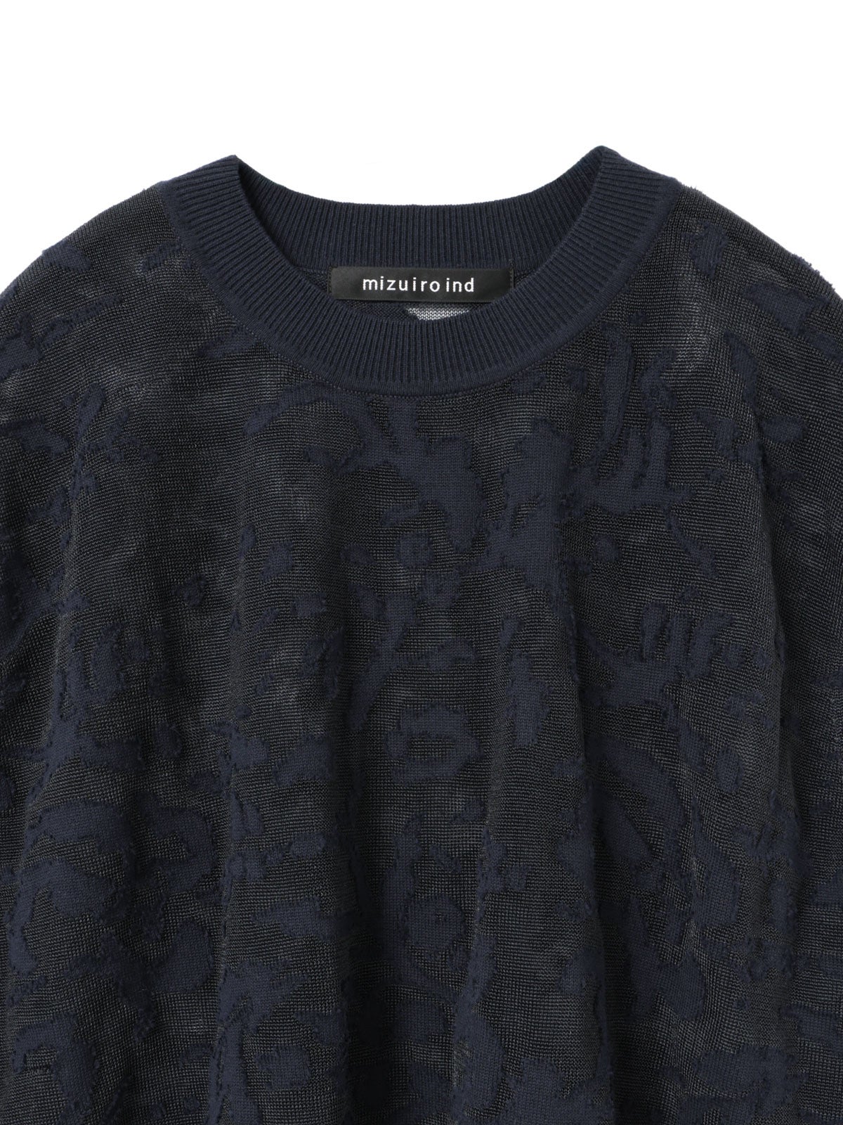mizuiro ind メッシュ刺繍ショートベスト｜ MARcourt ONLINE STORE