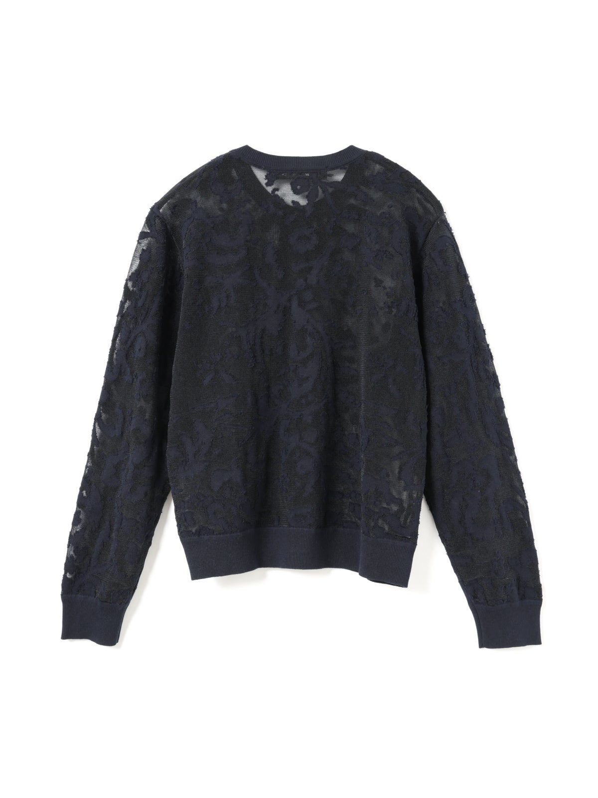 mizuiro ind メッシュ刺繍クルーカーディガン｜ MARcourt ONLINE STORE