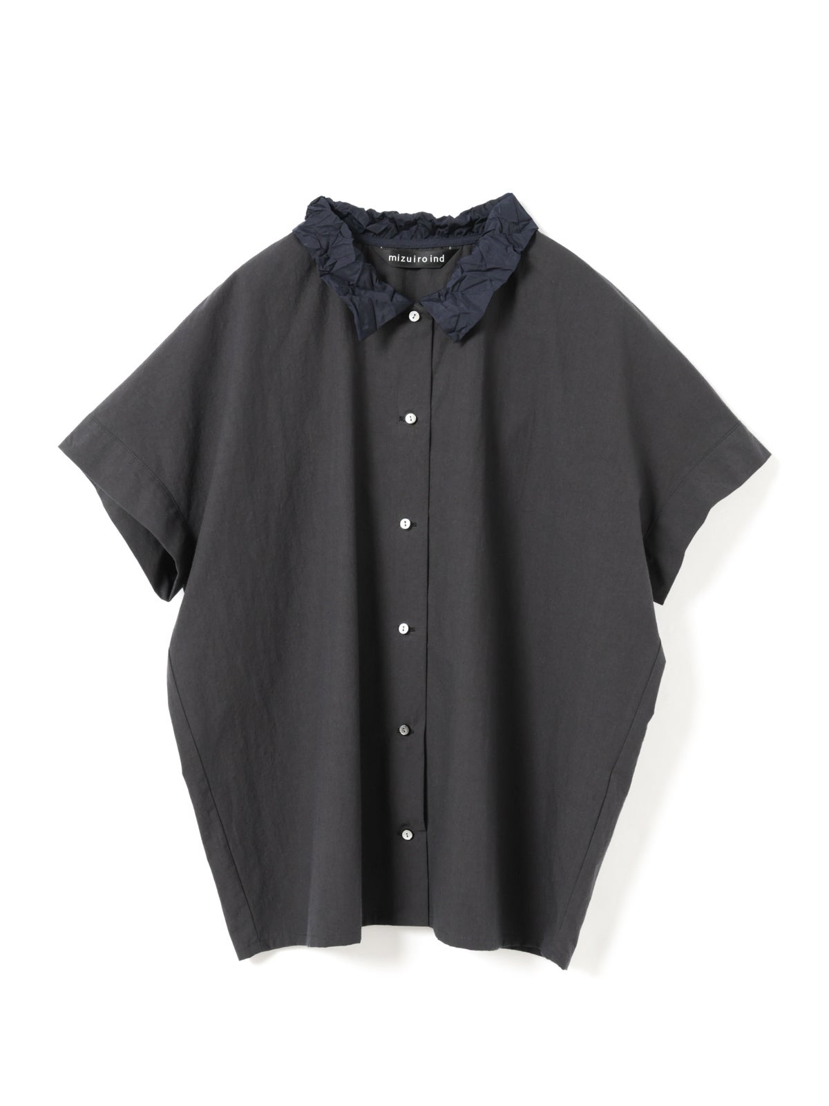mizuiro ind ワッシャーカラーワイドシャツ｜ MARcourt ONLINE STORE